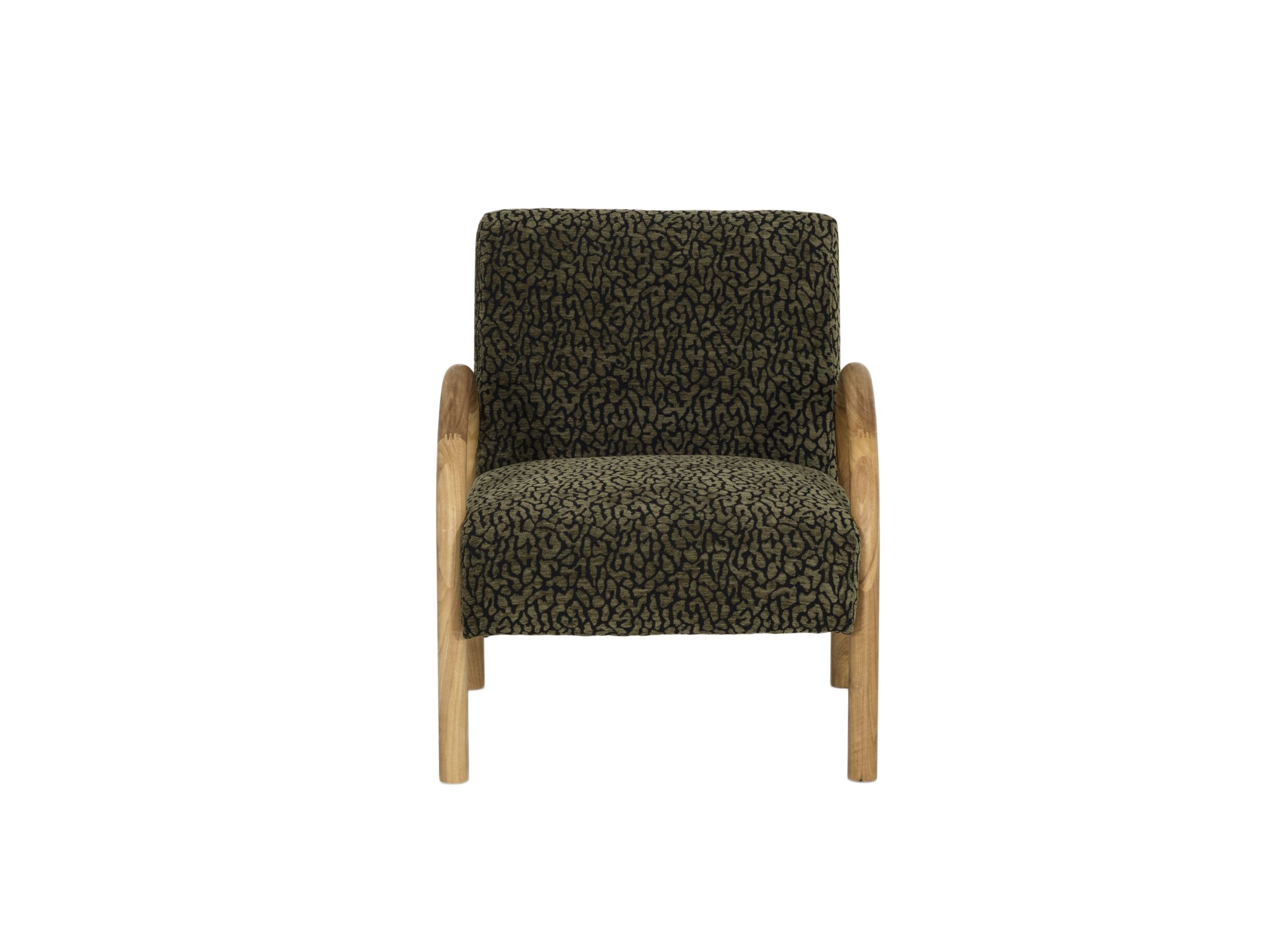 Overzichtsfoto - Fauteuil Boogie 66,7x77x78,5cm - polyestervezel - groen