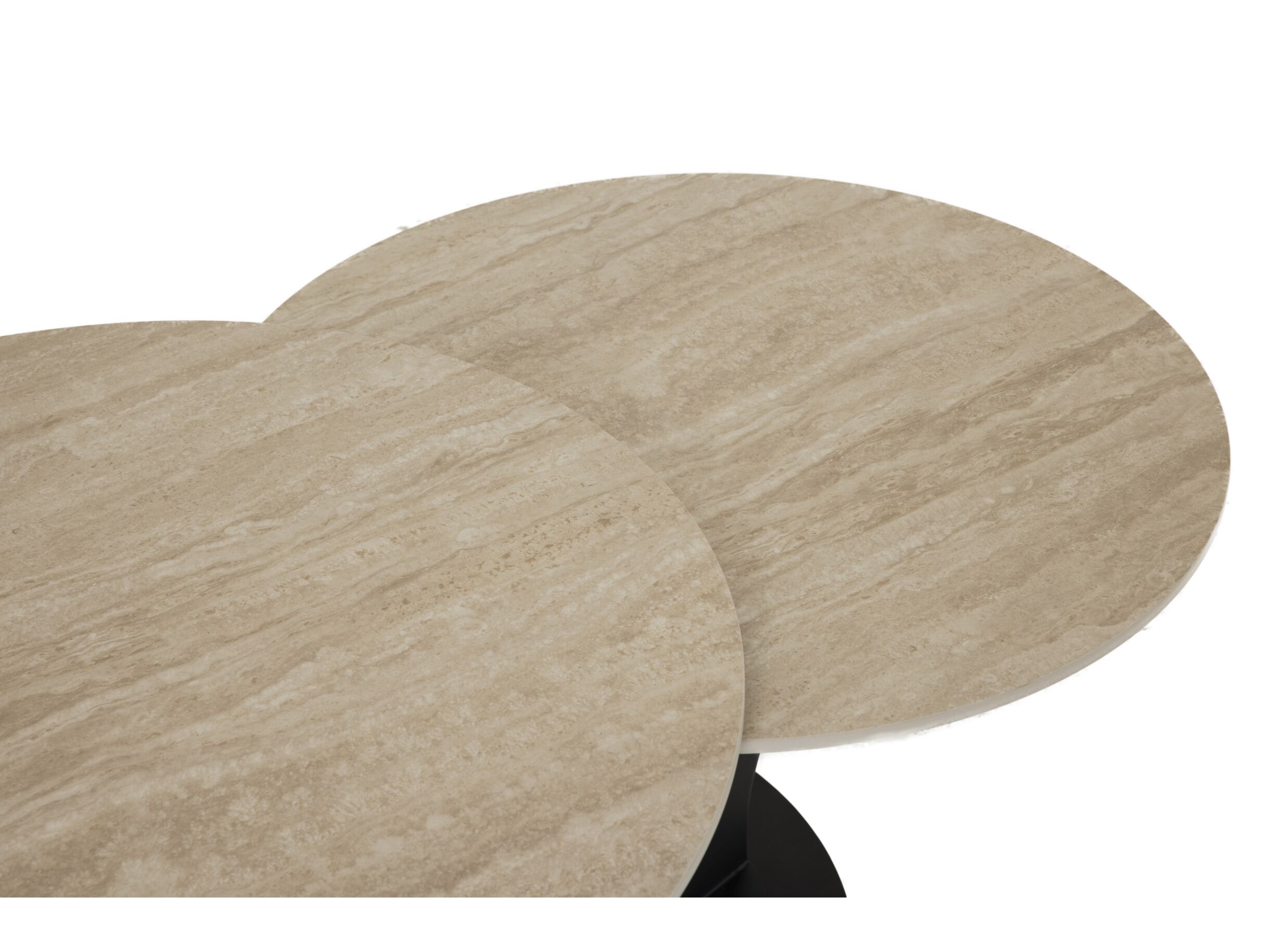 Detail - Table basse Caldera 129/80x80x43,5cm - MDF - naturel