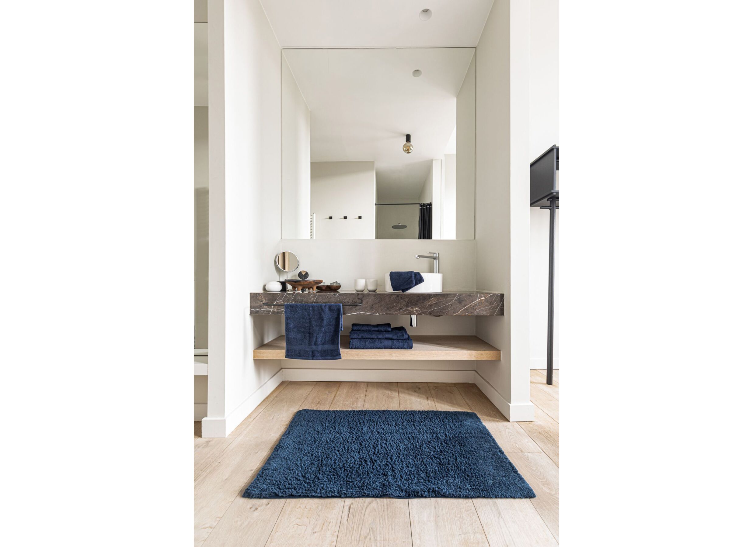 Overzichtsfoto - Badlaken 70x140cm blauw