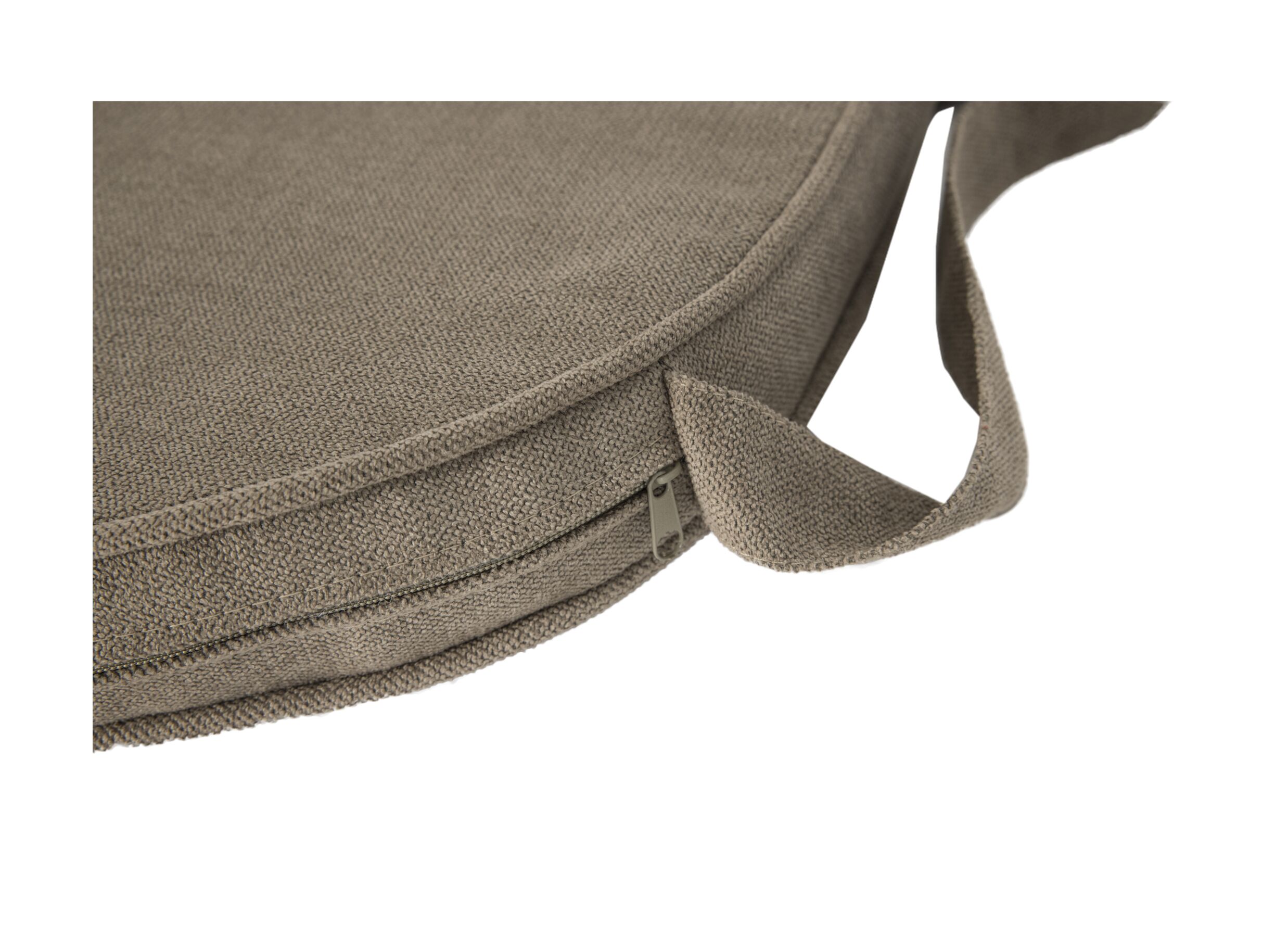 Detailfoto - Stoelkussen Emma stof - anthelope