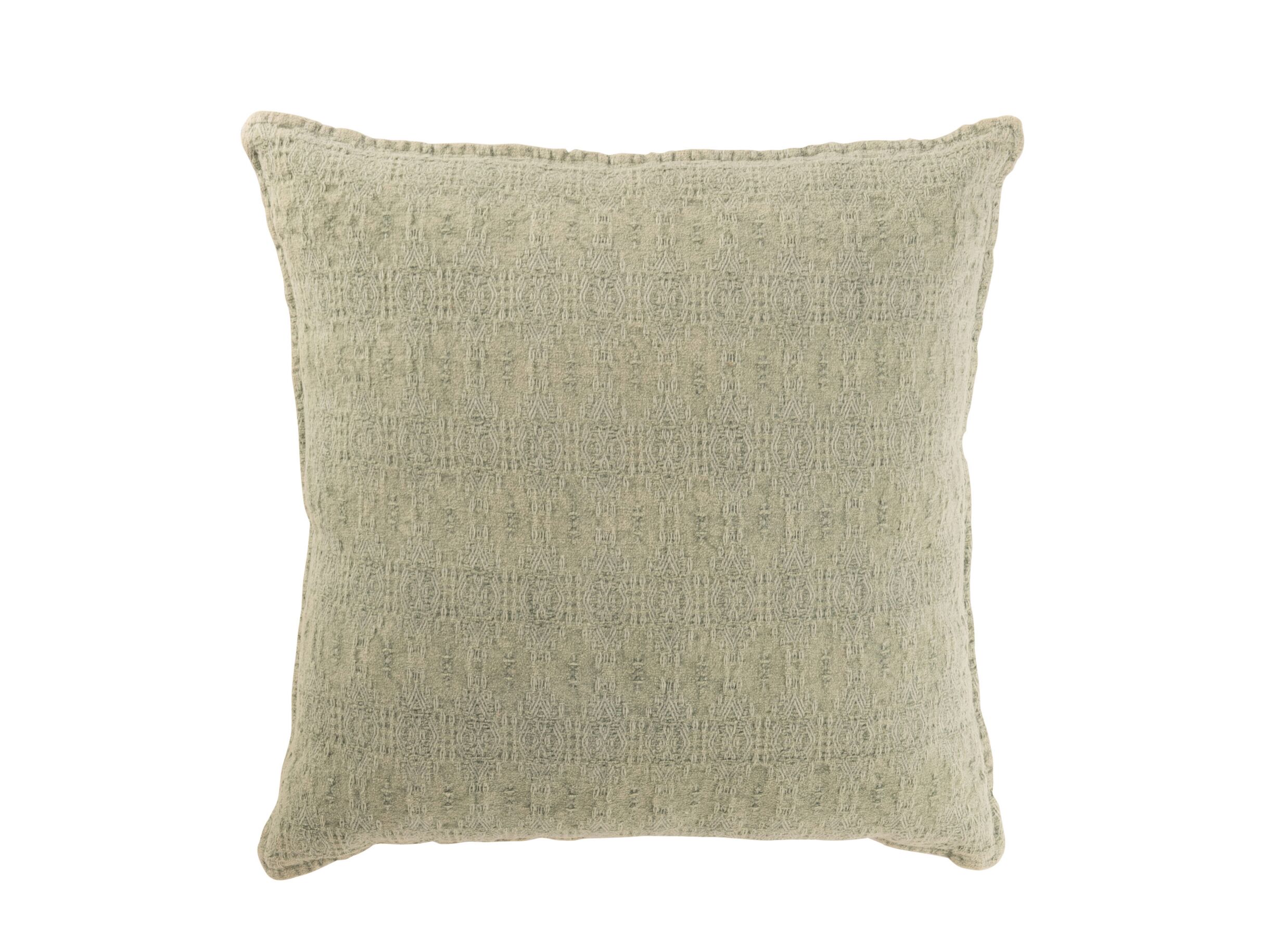 Kussen Motief 50x50cm - polyester - muntgroen - Kussen Motief 50x50cm - polyester - muntgroen