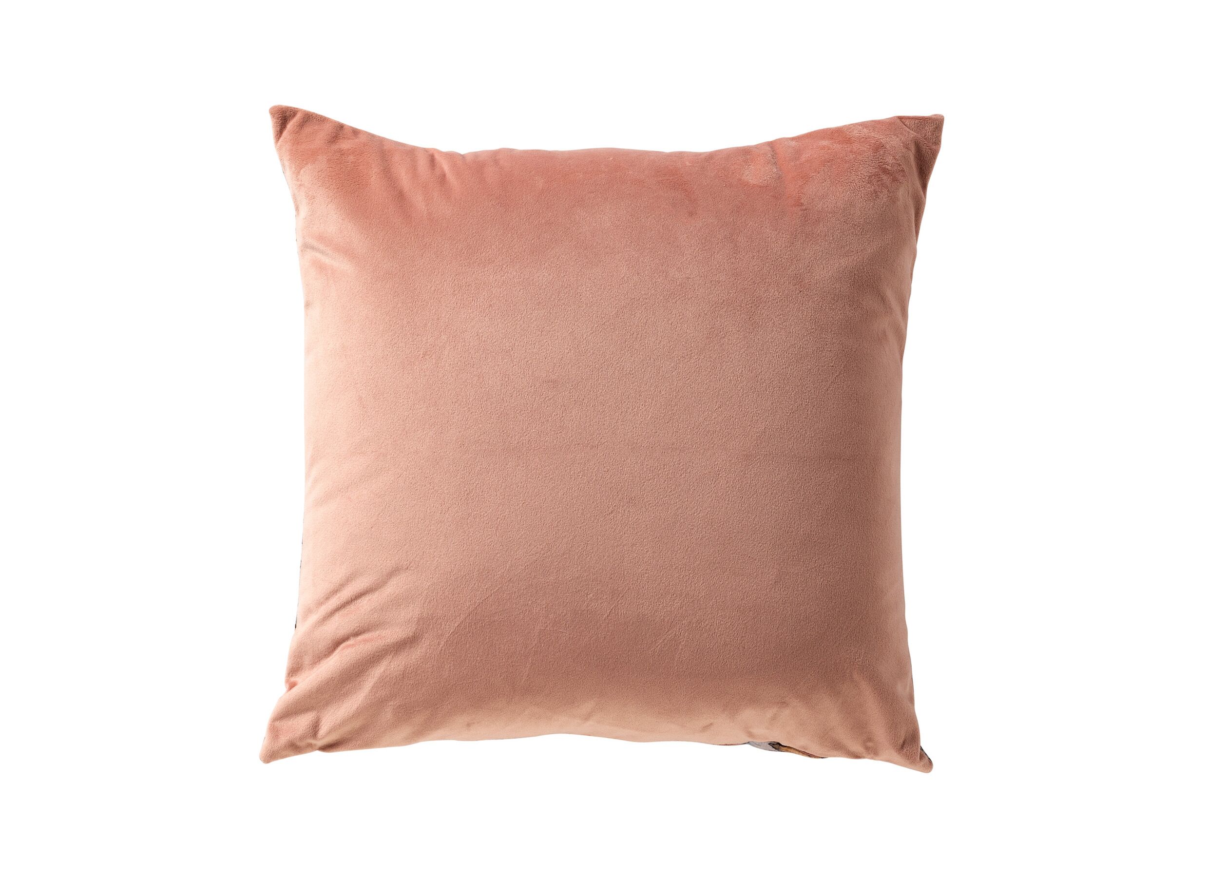Detail - Coussin Flore 45x45cm - polyester - misty rose