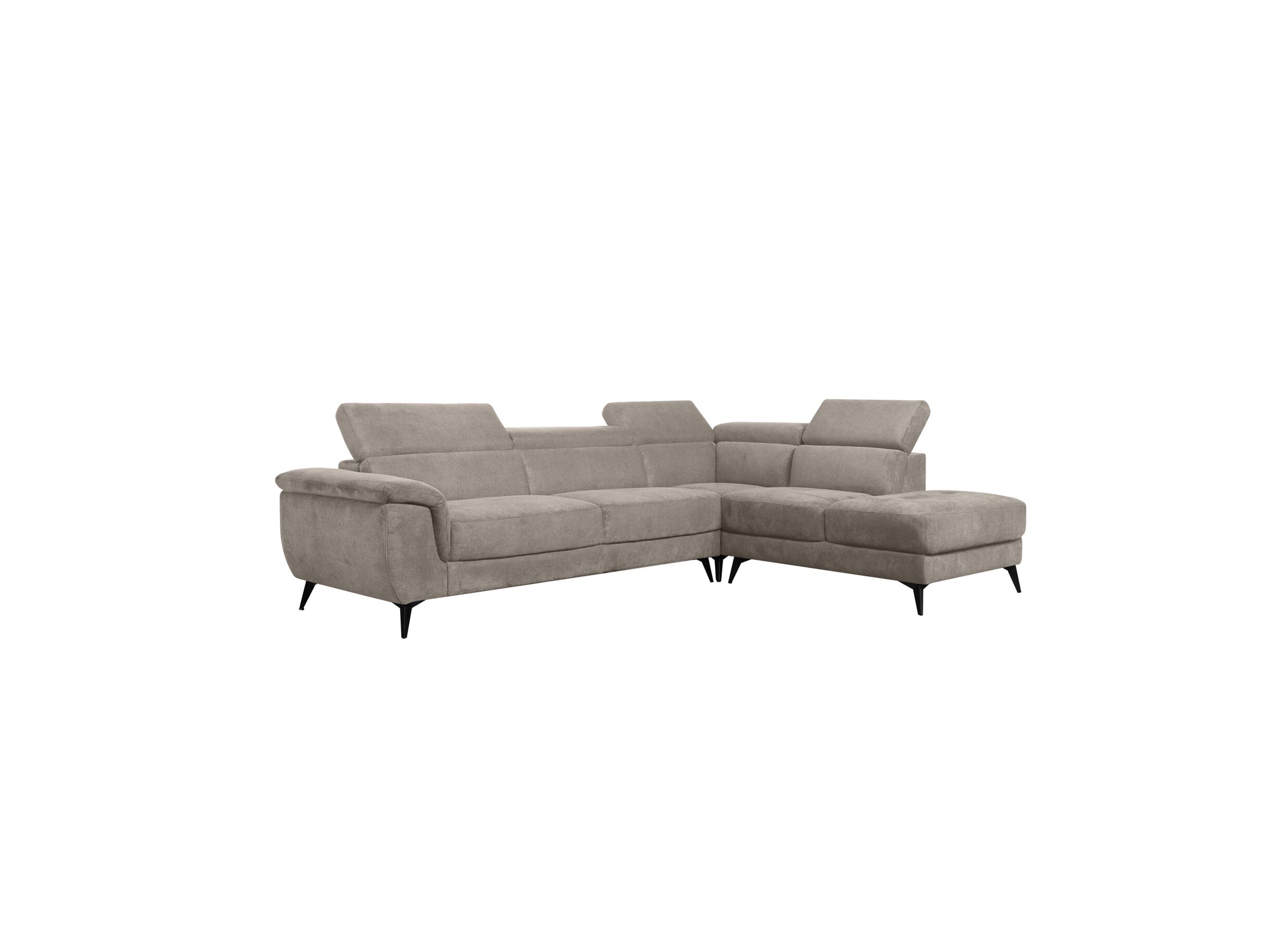 Canapé d'angle Condor tissu champagne - Canapé d'angle Condor tissu champagne