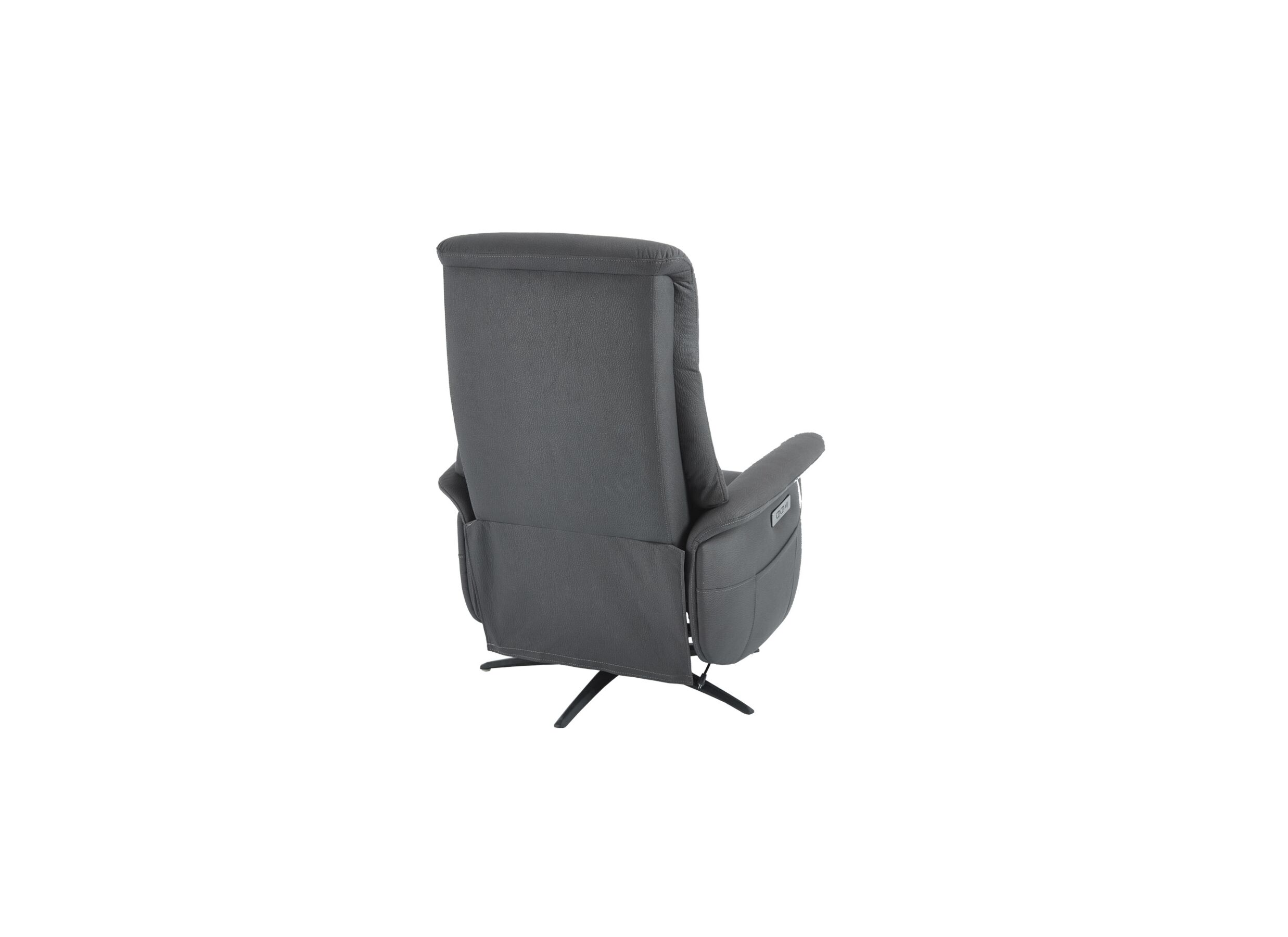 Aperçu - Fauteuil relax Bromo électrique - fibre polyester - noir