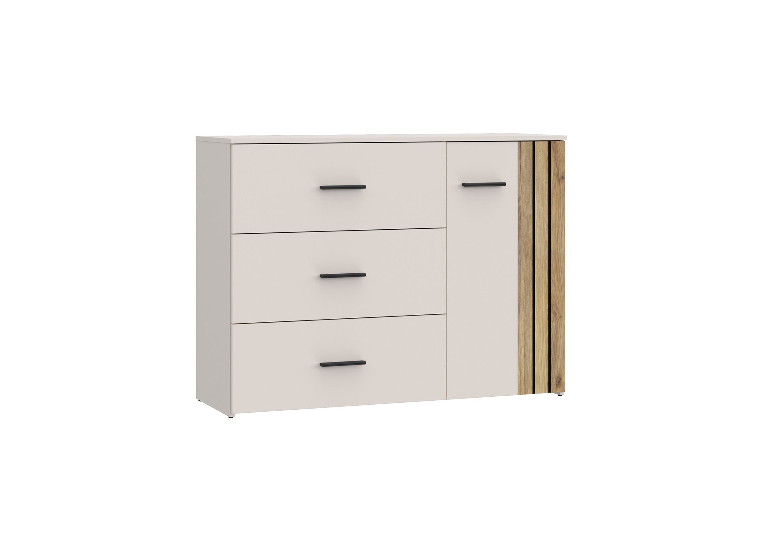 Commode Waikato 120x41x91cm - Commode Waikato 120x41x91cm - décor - chêne mauvella/sable