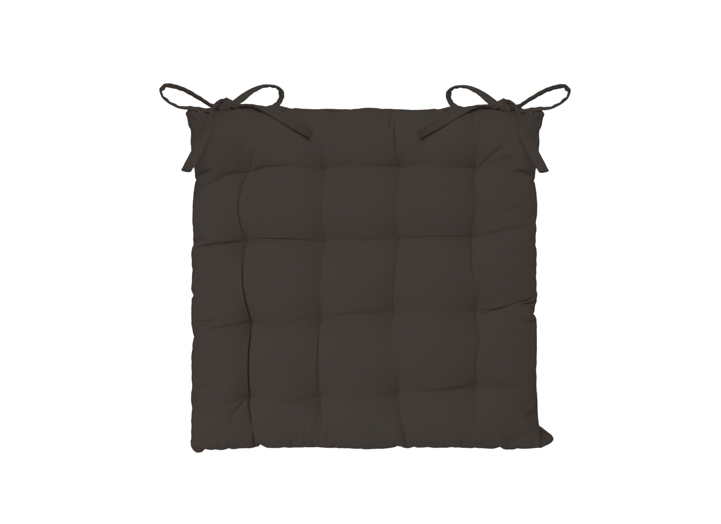 Coussin de chaise 38x38cm gris