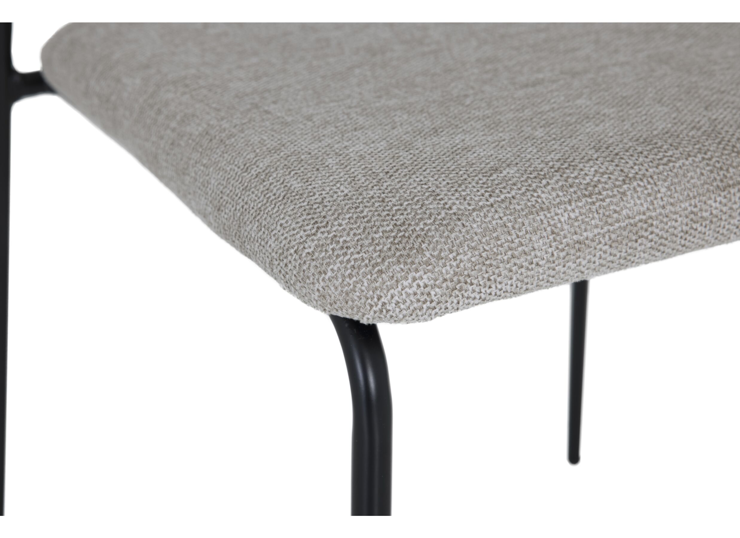 Detailfoto - Stoel Epoca 46x54,5x85cm - stof - beige