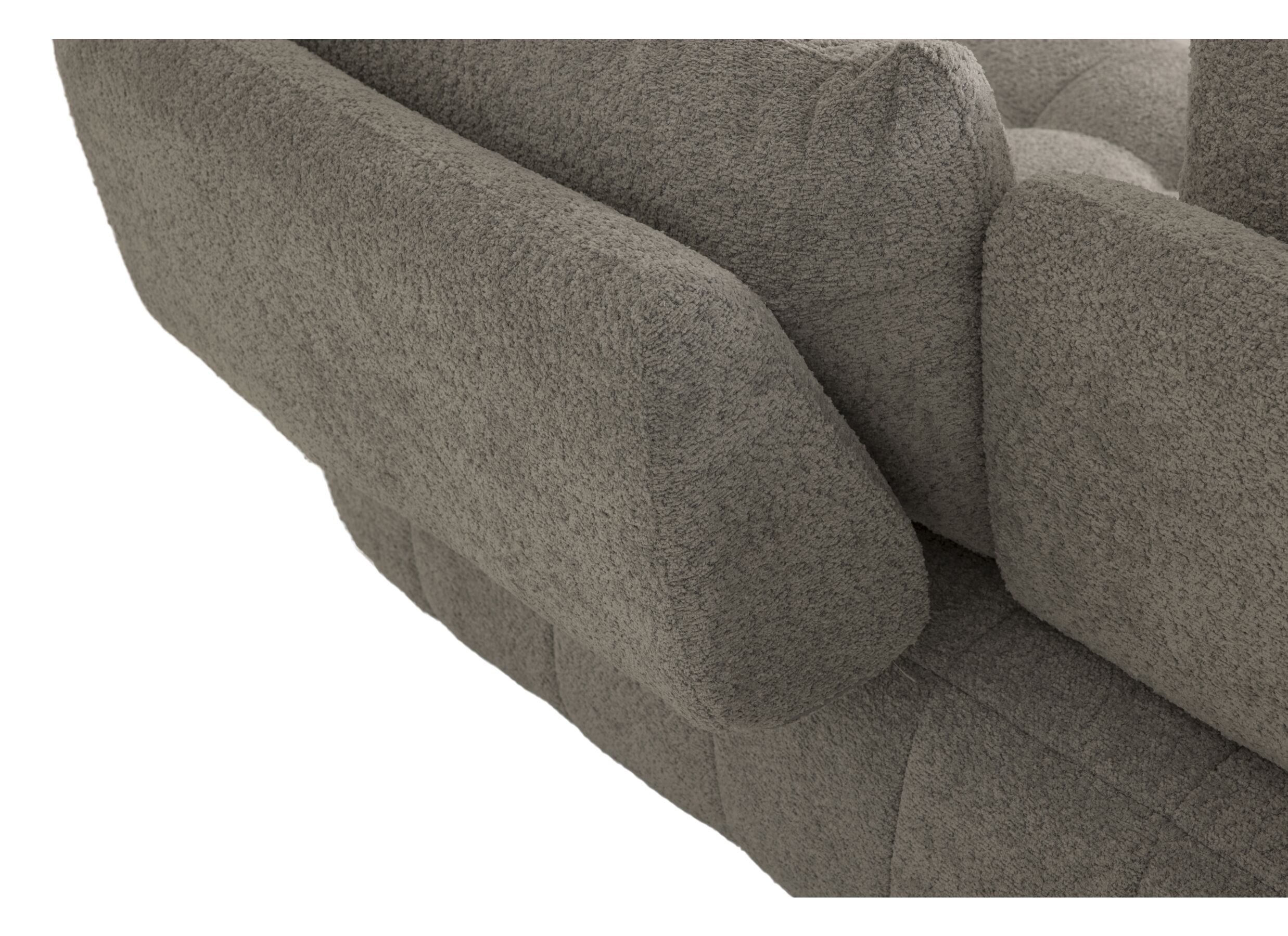 Detailfoto - Zetel Lepanto 2,5-zit - stof - silver grey