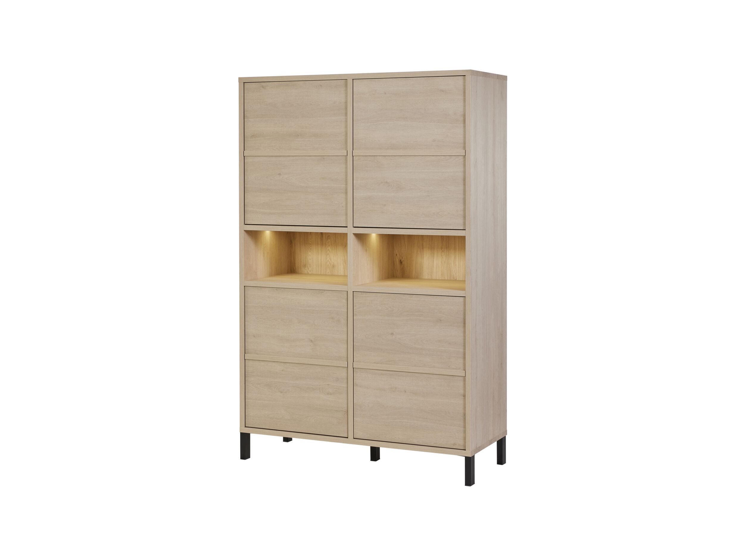 Plus Important - Meuble Bar Umberto 122cm - décor - urban oak