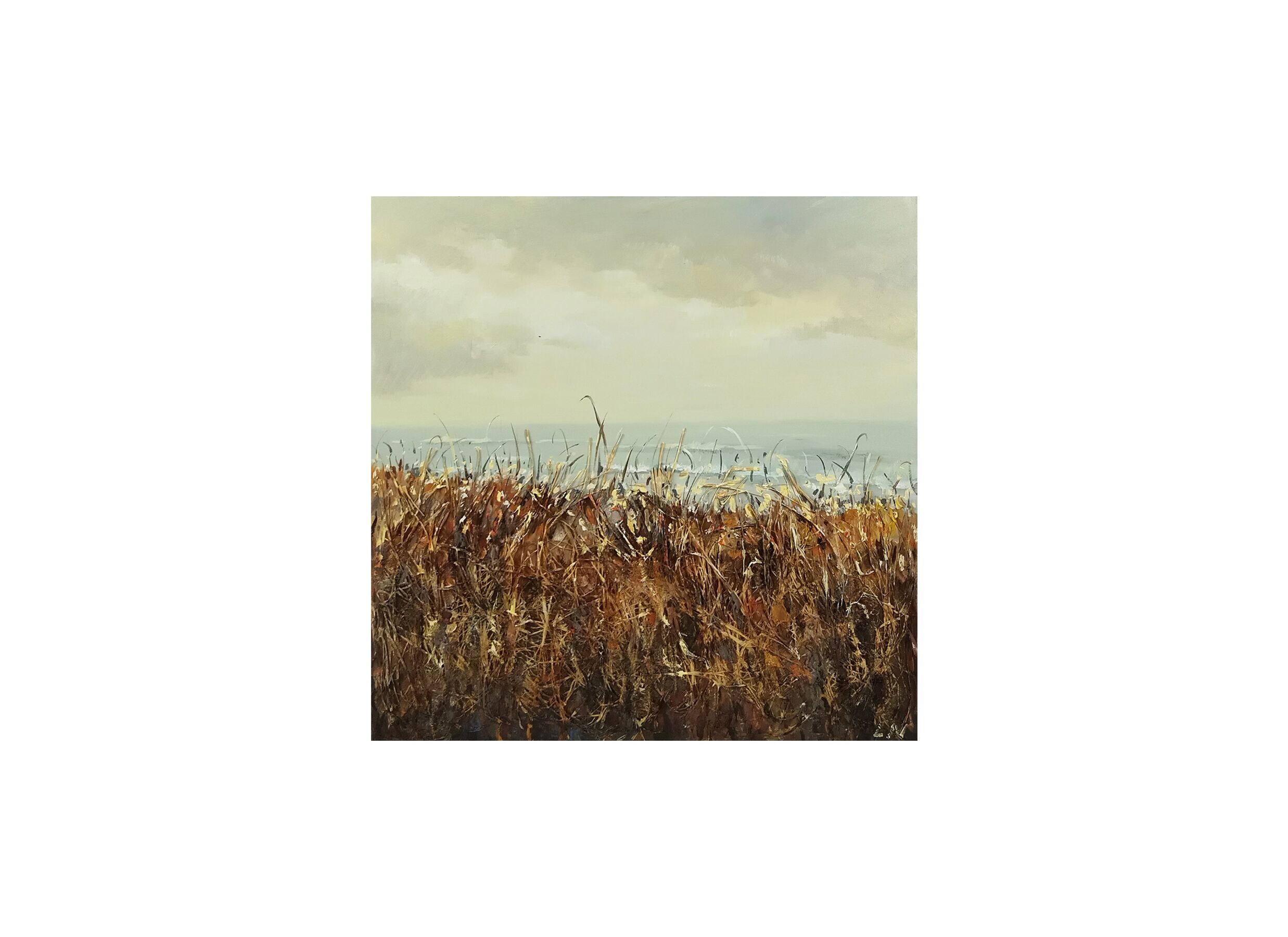 Hoofdfoto - Schilderij op canvas All Quiet 100x100cm