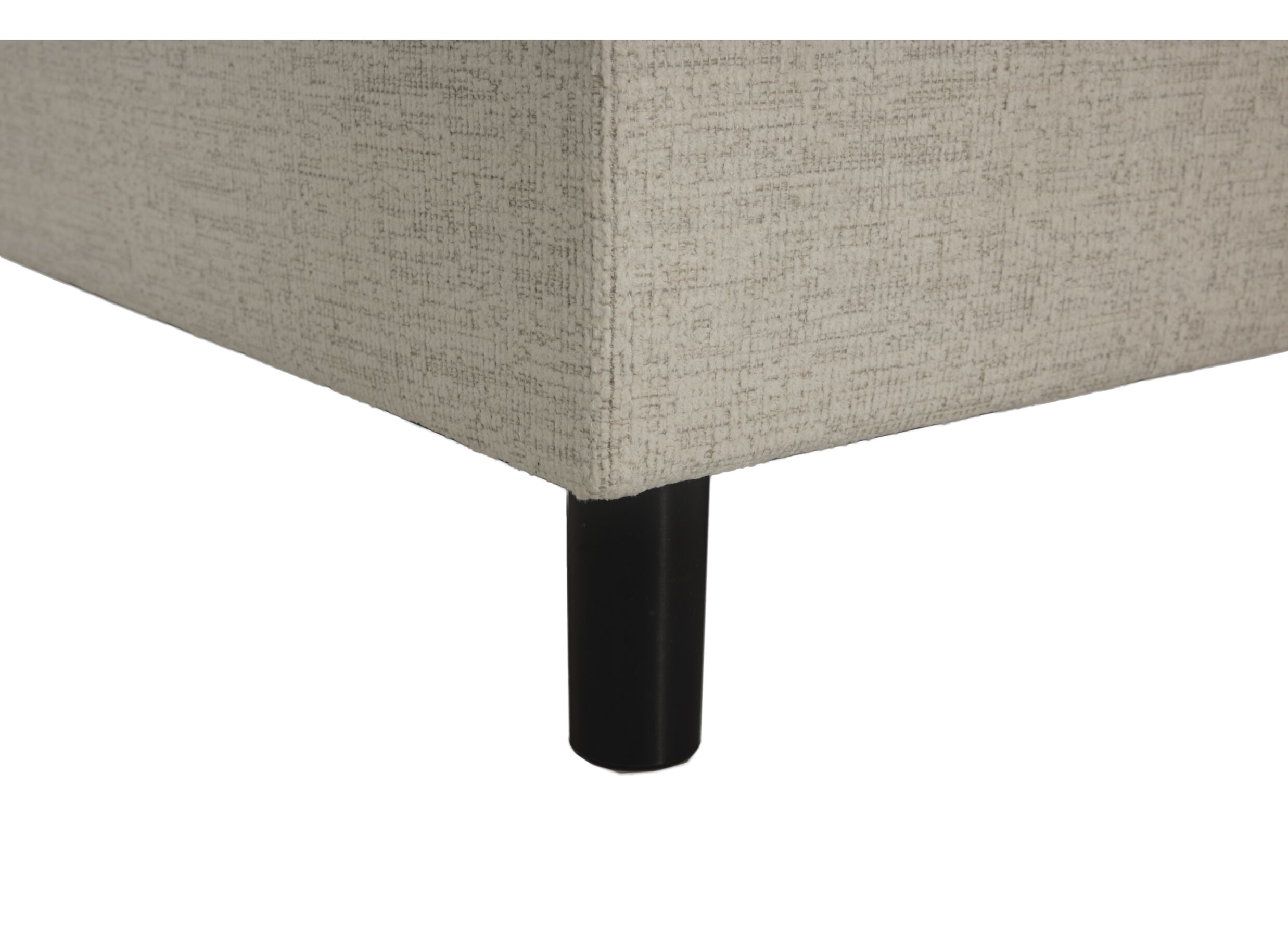 Detailfoto - Boxspring Kingstyle 140x200cm - stof - beige met opbergruimte