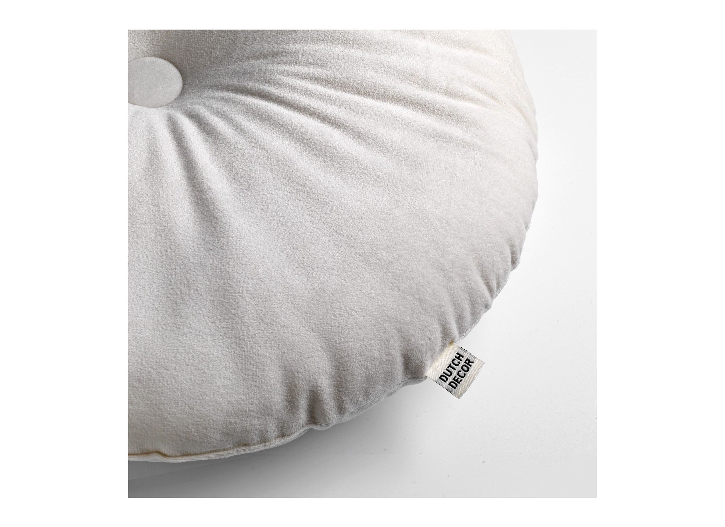 Detail - Coussin Olly 40x40cm- tissu - snow white