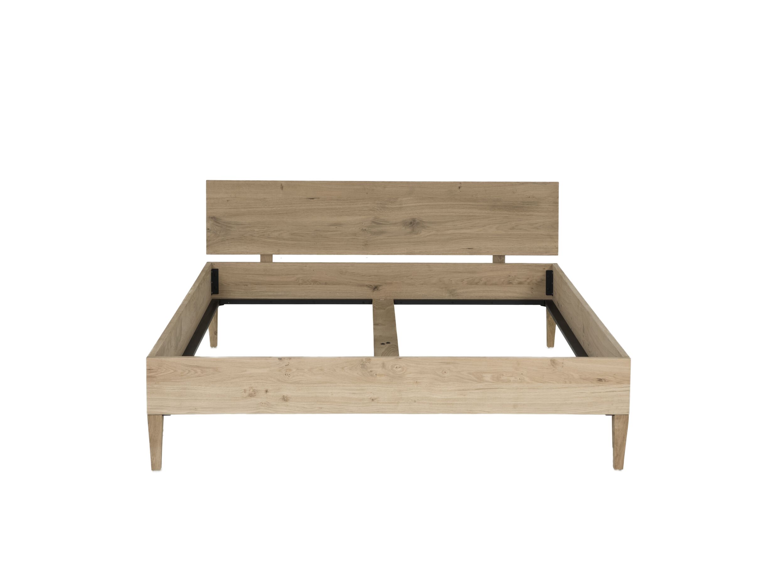 Aperçu - Lit Notte 180x200cm - chêne massif & placage - naturel