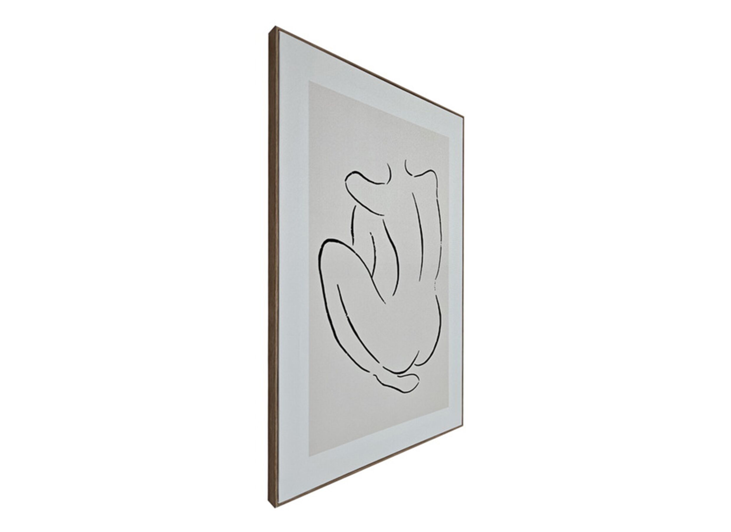 Overzichtsfoto - Print op canvas Nude 60x90cm