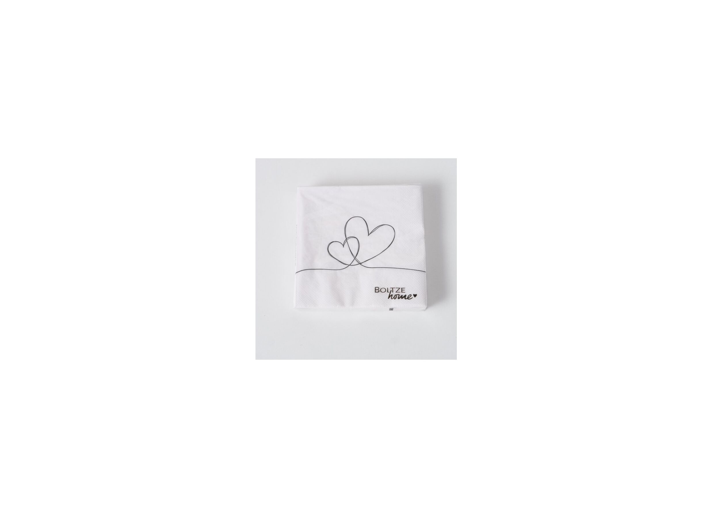 Overzichtsfoto - Serviette Herla 17x17cm wit 20 stuks