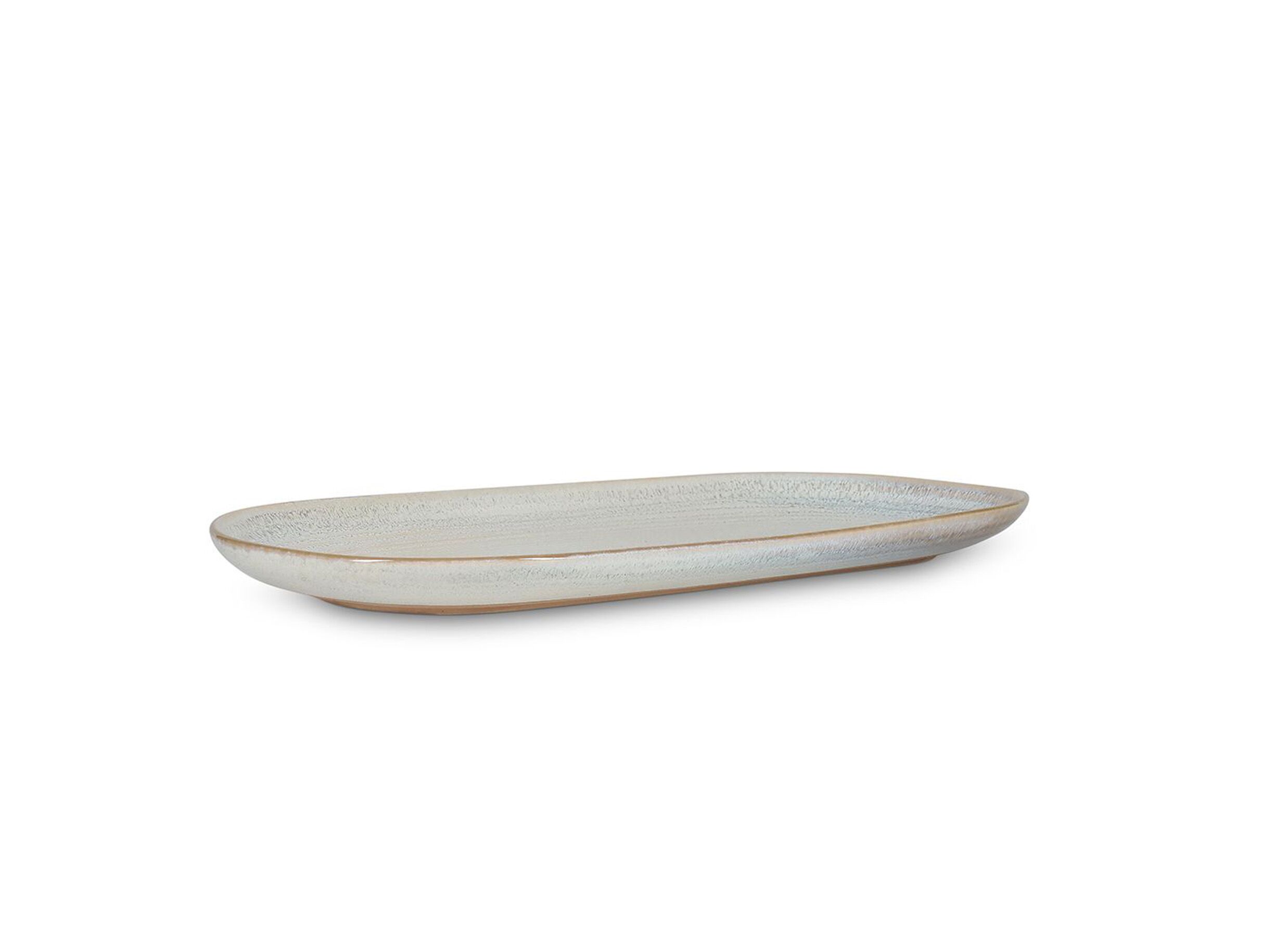 Aperçu - Plat Cameo 33,5x18cm - stoneware - beige