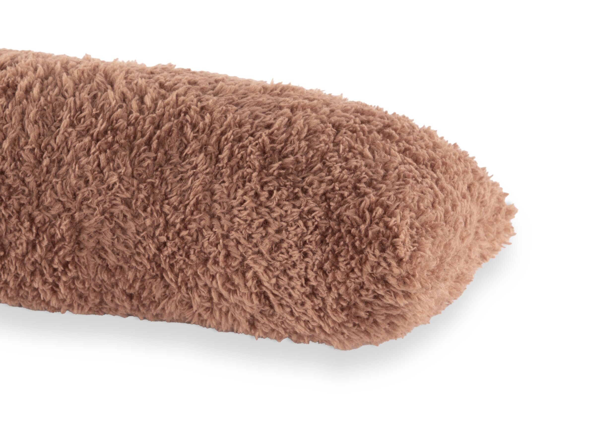 Detail - Boudin de porte Cocoon 95x10cm - polyester - marron