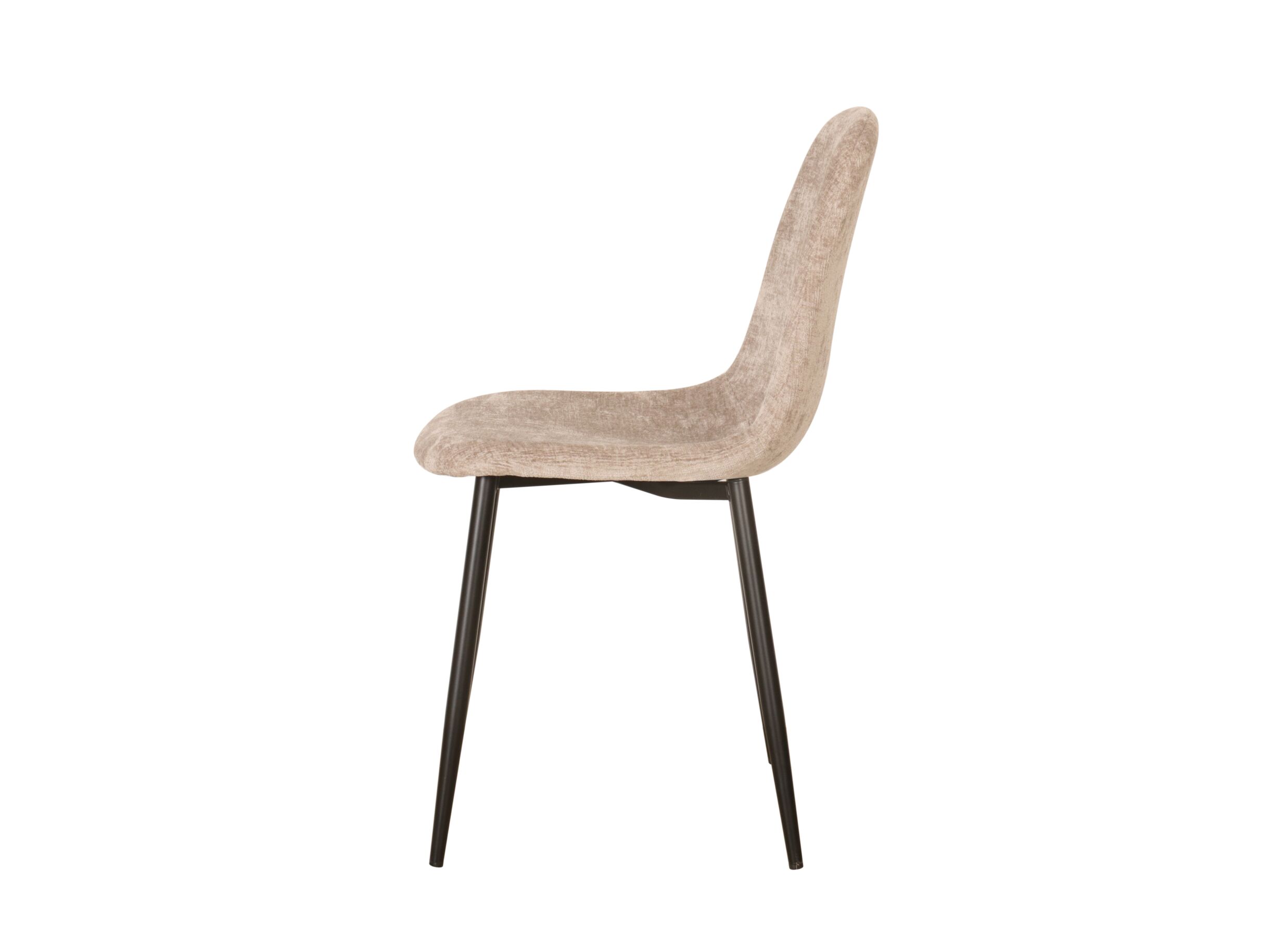 Overzichtsfoto - Stoel Speech 45x46x88cm - stof - greige