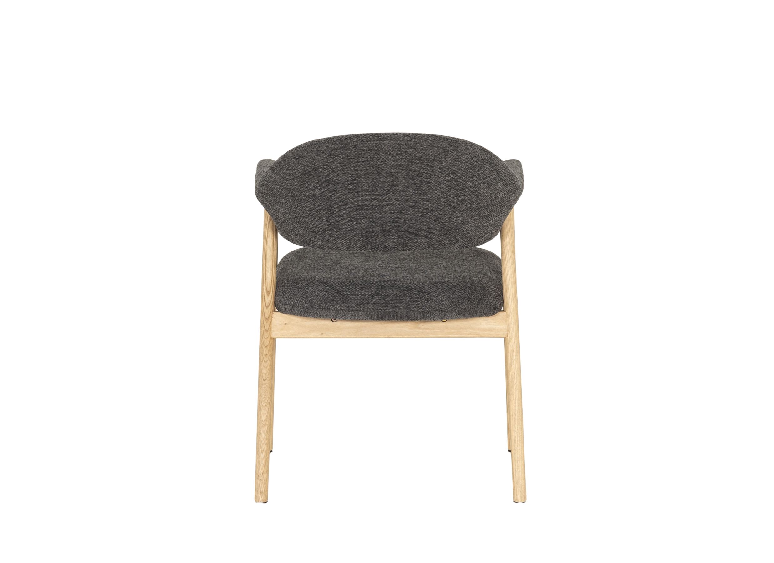 Aperçu - Chaise Hierro 60x57x80cm - tissu - anthracite