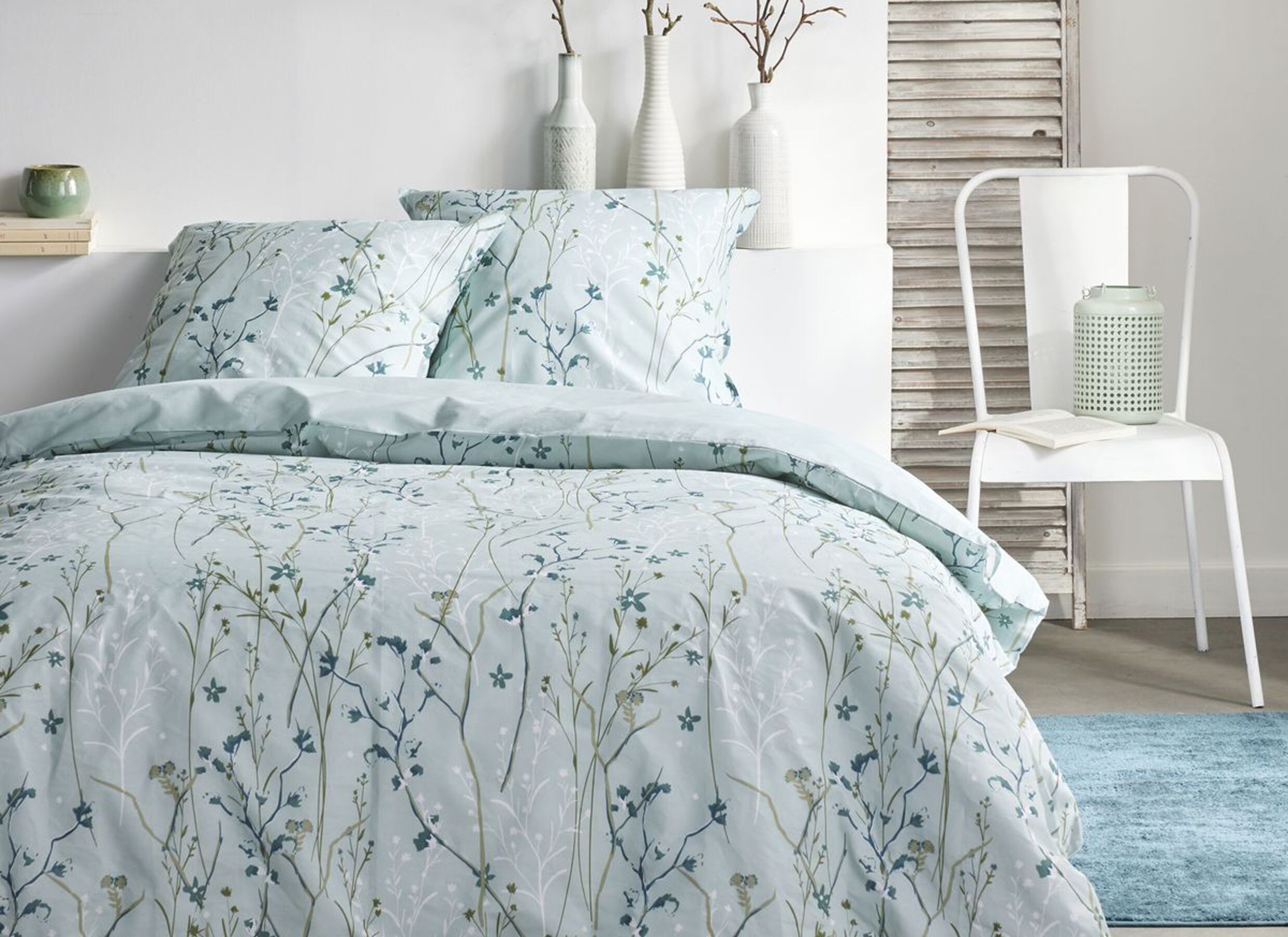 Aperçu - Housse de couette Sunshine 220x240cm - coton - bleu clair