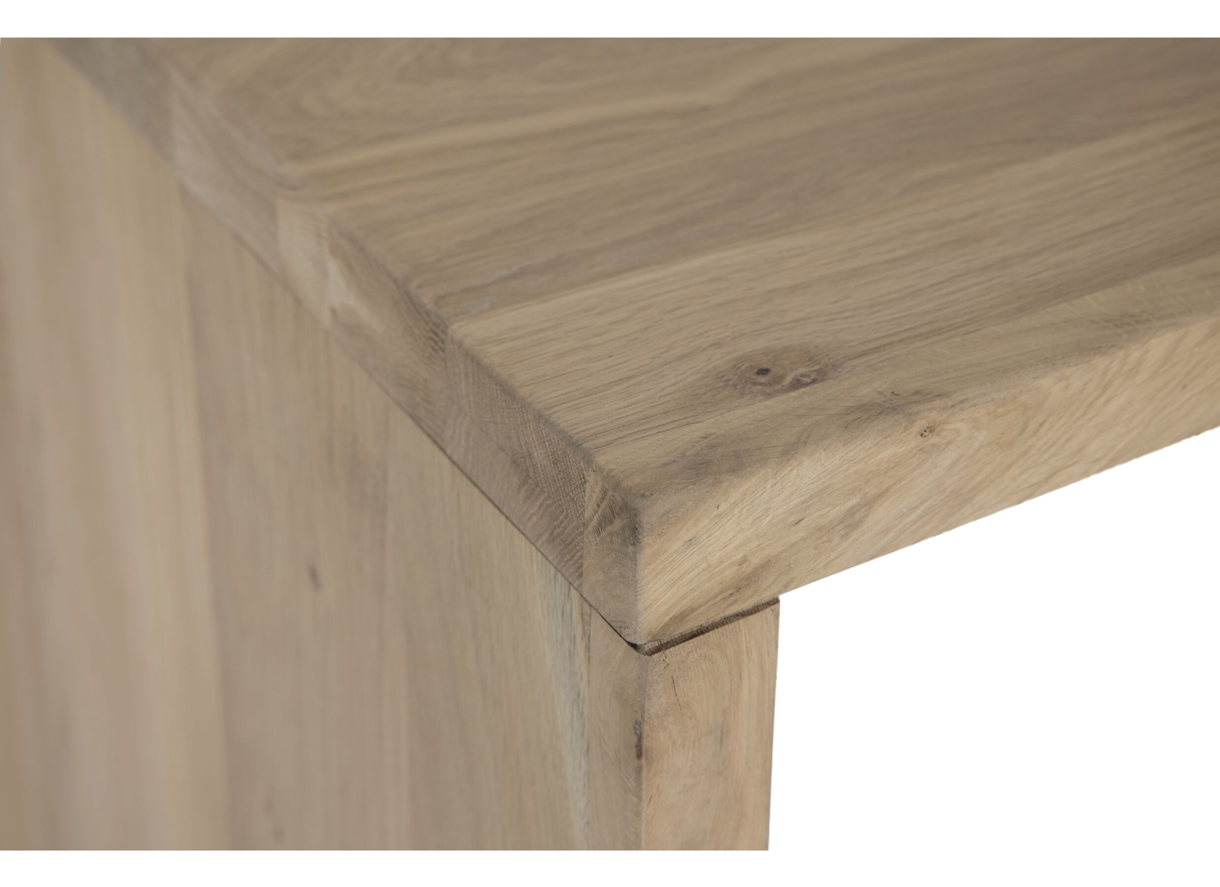 Bureau Yoda 160x80x76cm - chêne massif - naturel