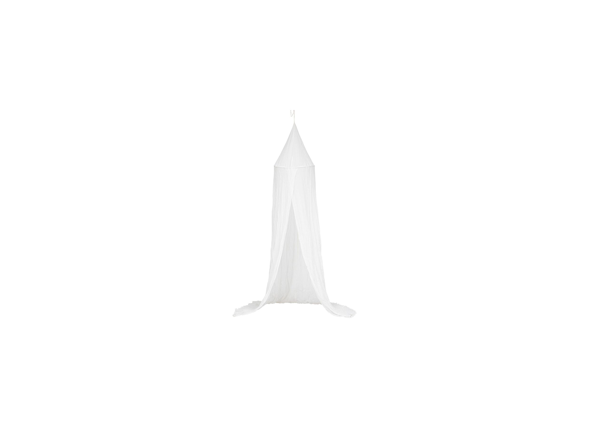 Plus Important - Ciel de lit 350x50cm - coton - blanc