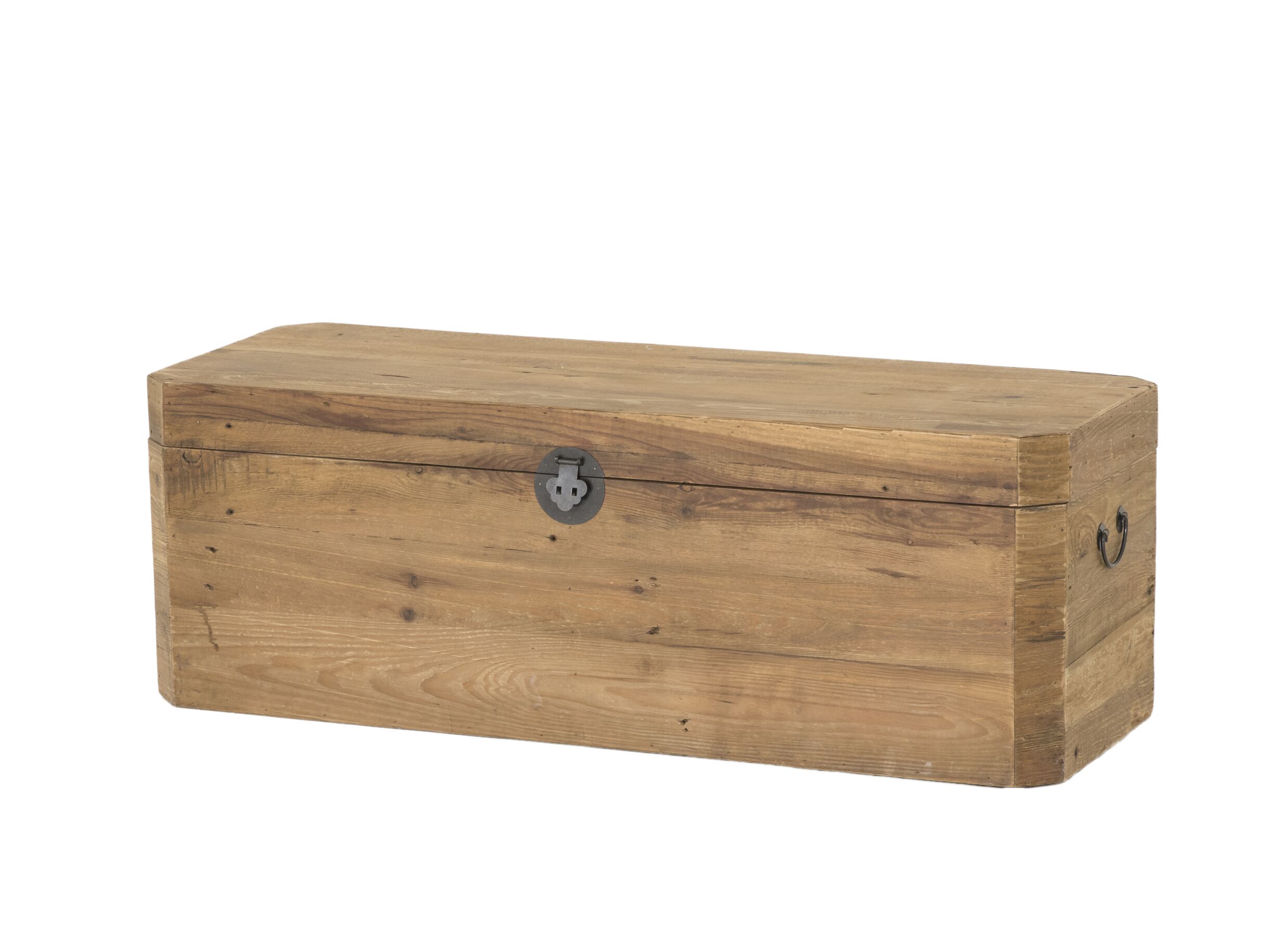 Hoofdfoto - Opbergkoffer Opium 130x45x48cm - gerecycleerd den massief - naturel