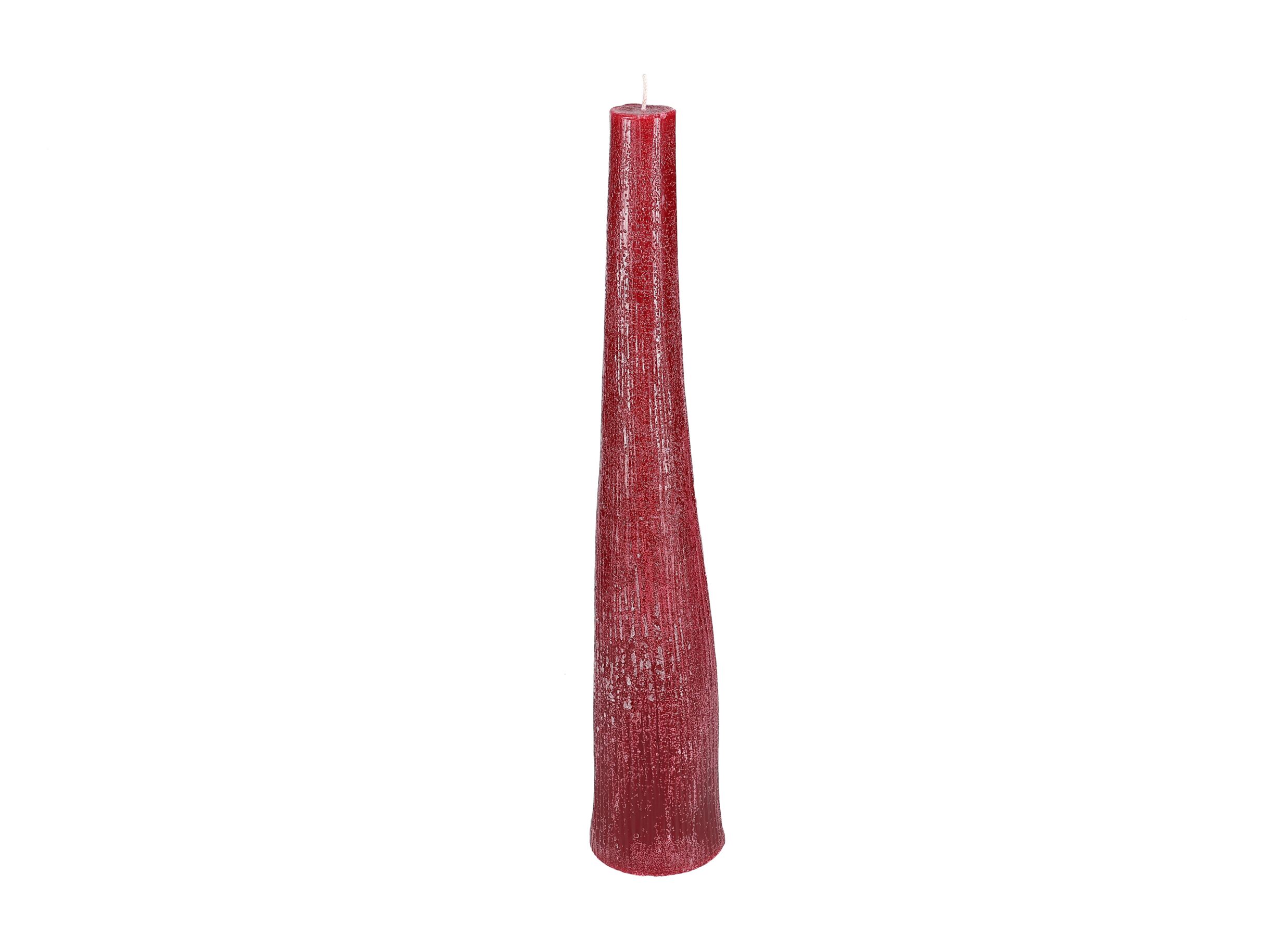 Aperçu - Bougie Twig H49,5cm - paraffine - bordeaux