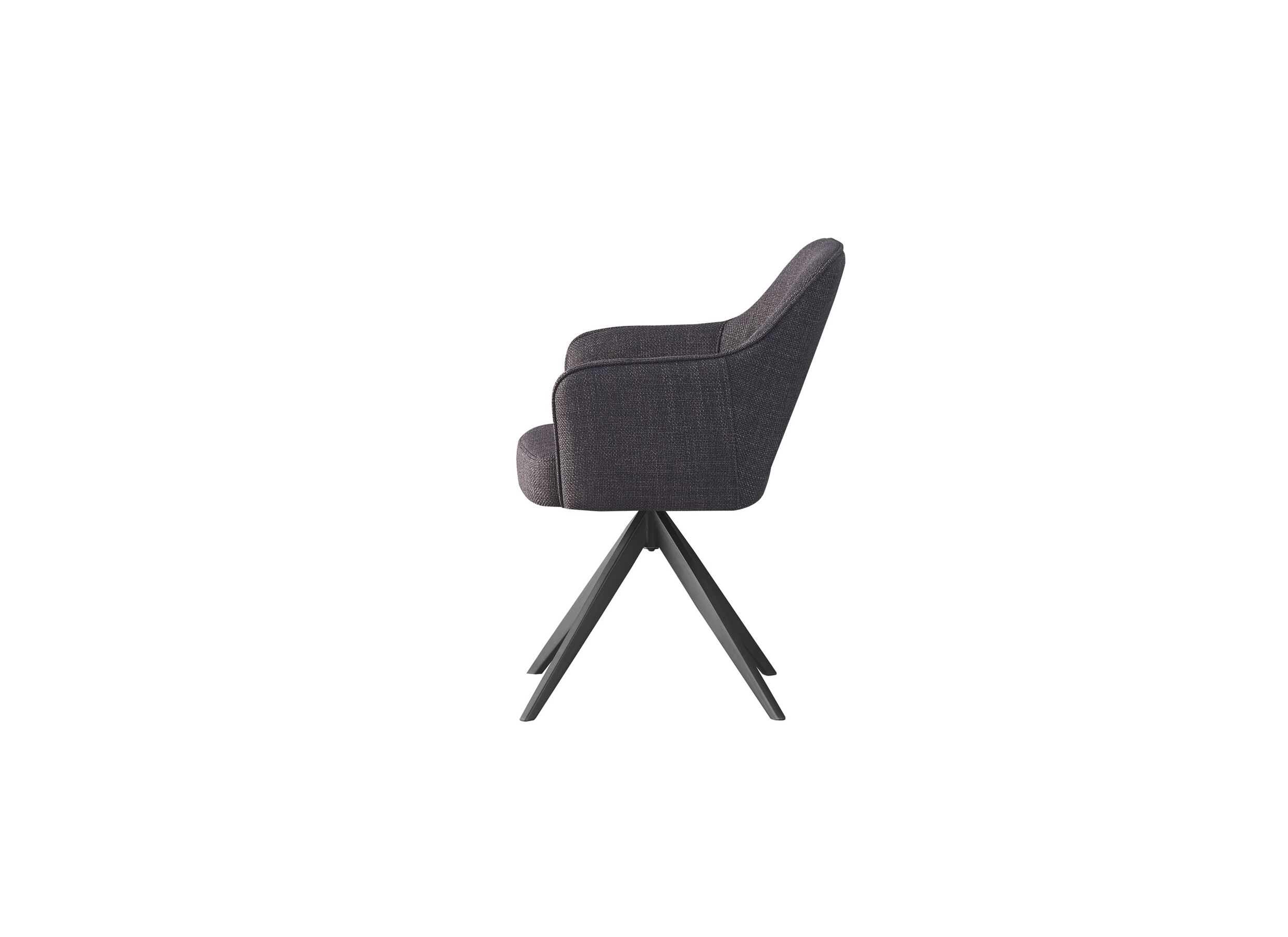 Draaistoel Mesa 55x48x84cm - stof - antraciet