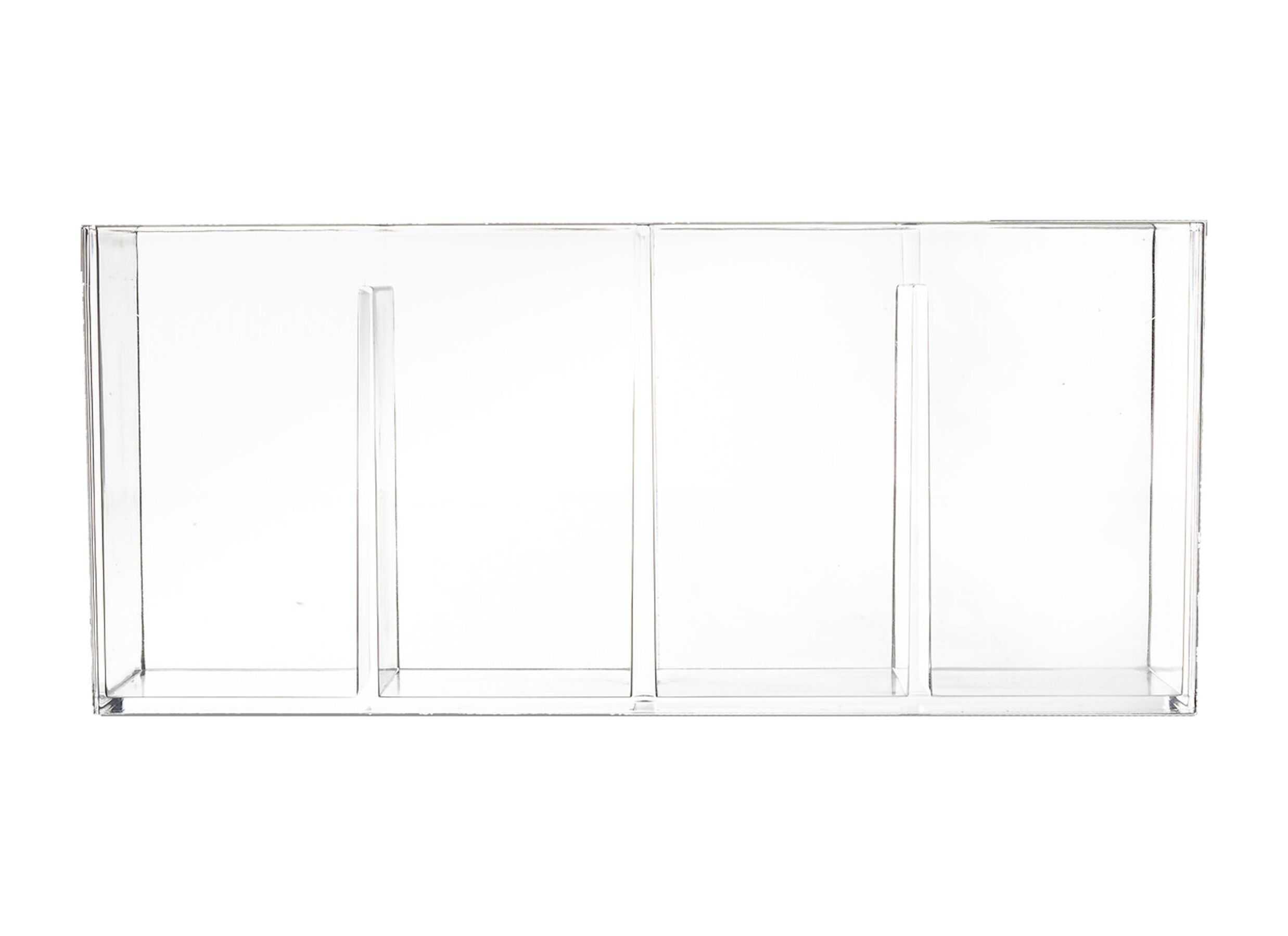 Overzichtsfoto - Organizer Selena 22,3x7xH9,8cm - plexiglas - transparant