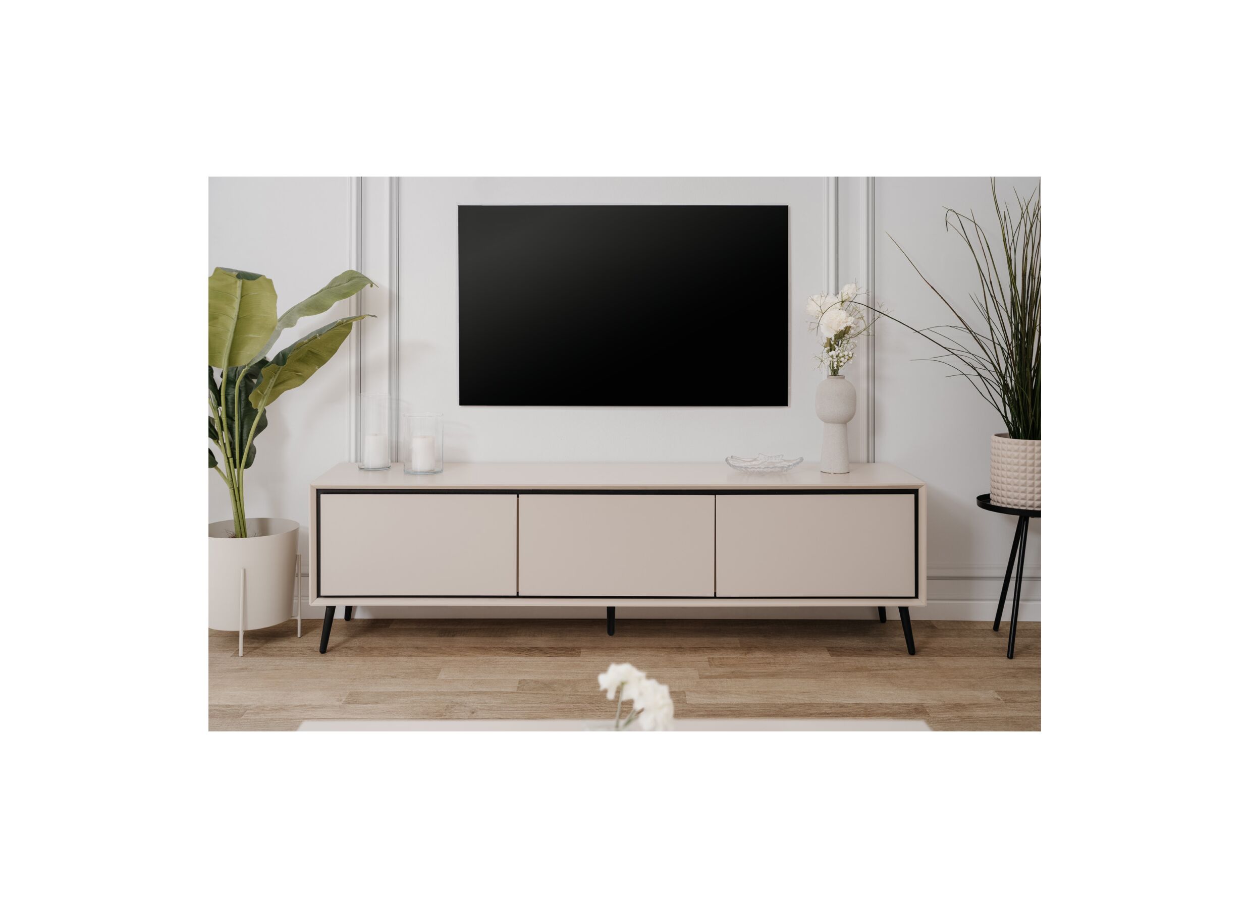 Foto ambiance - Meuble TV Arona 175cm - melamine - capuccino