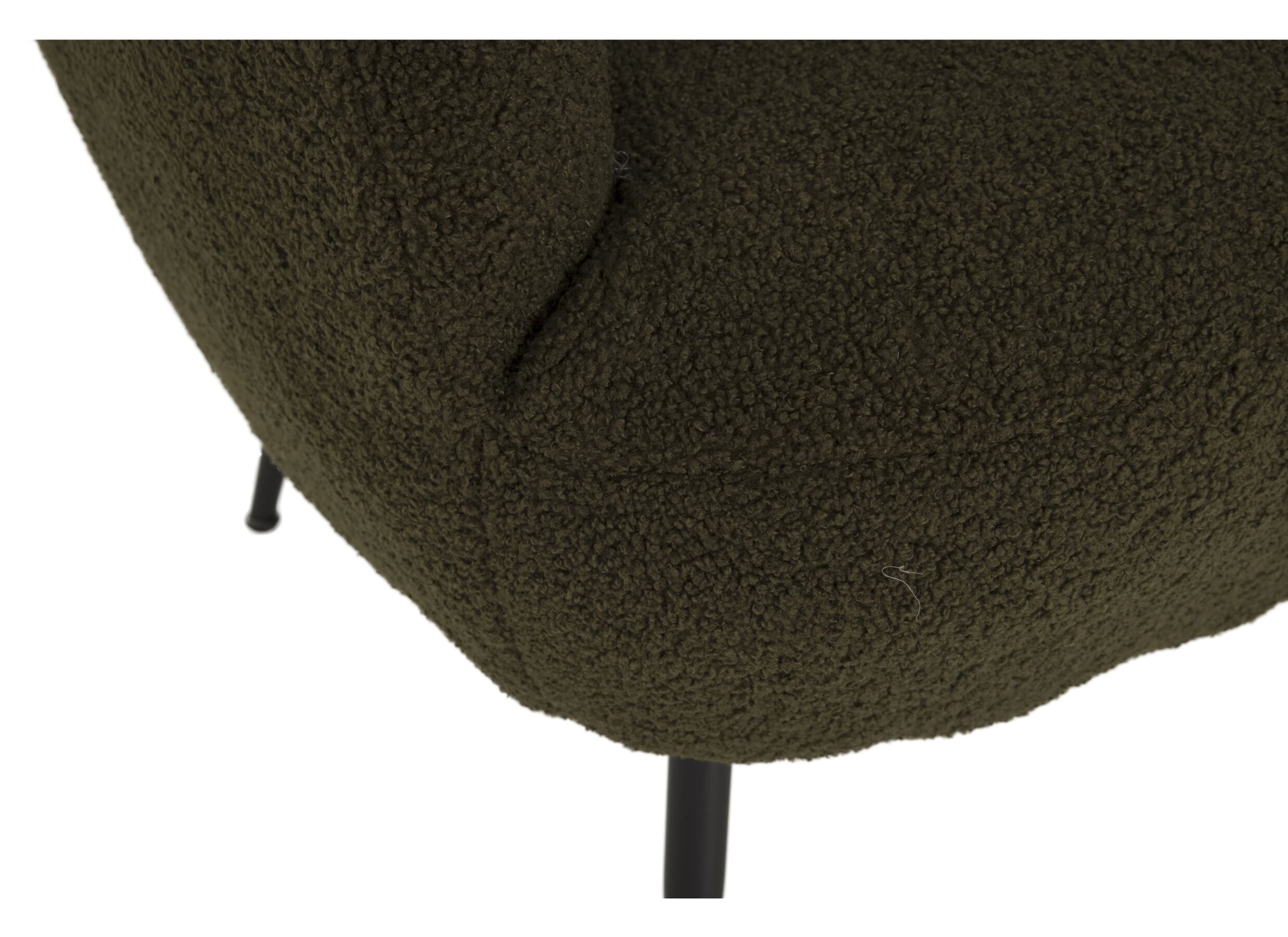 Fauteuil Teddy Bear 68x70x73cm - bouclé - vert