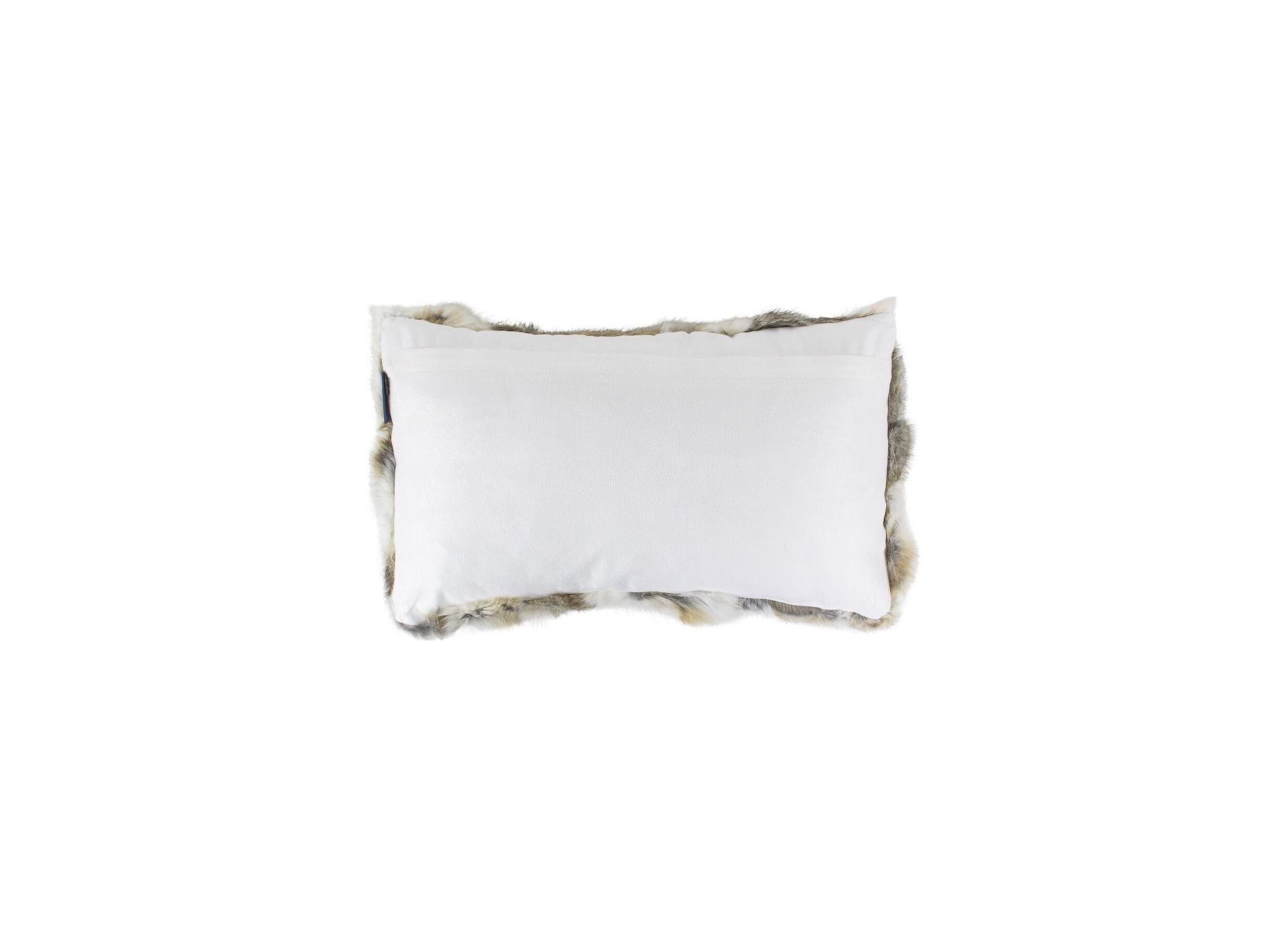 Aperçu - Coussin Lapin 50x30cm - manteau de lapin - brun/blanc