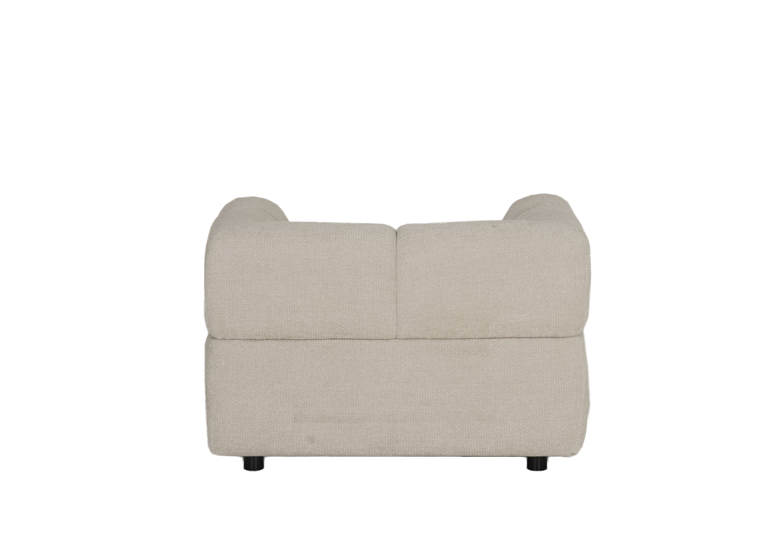 Overzichtsfoto - Zetel Tortuga 1-zit - polyestervezel - beige