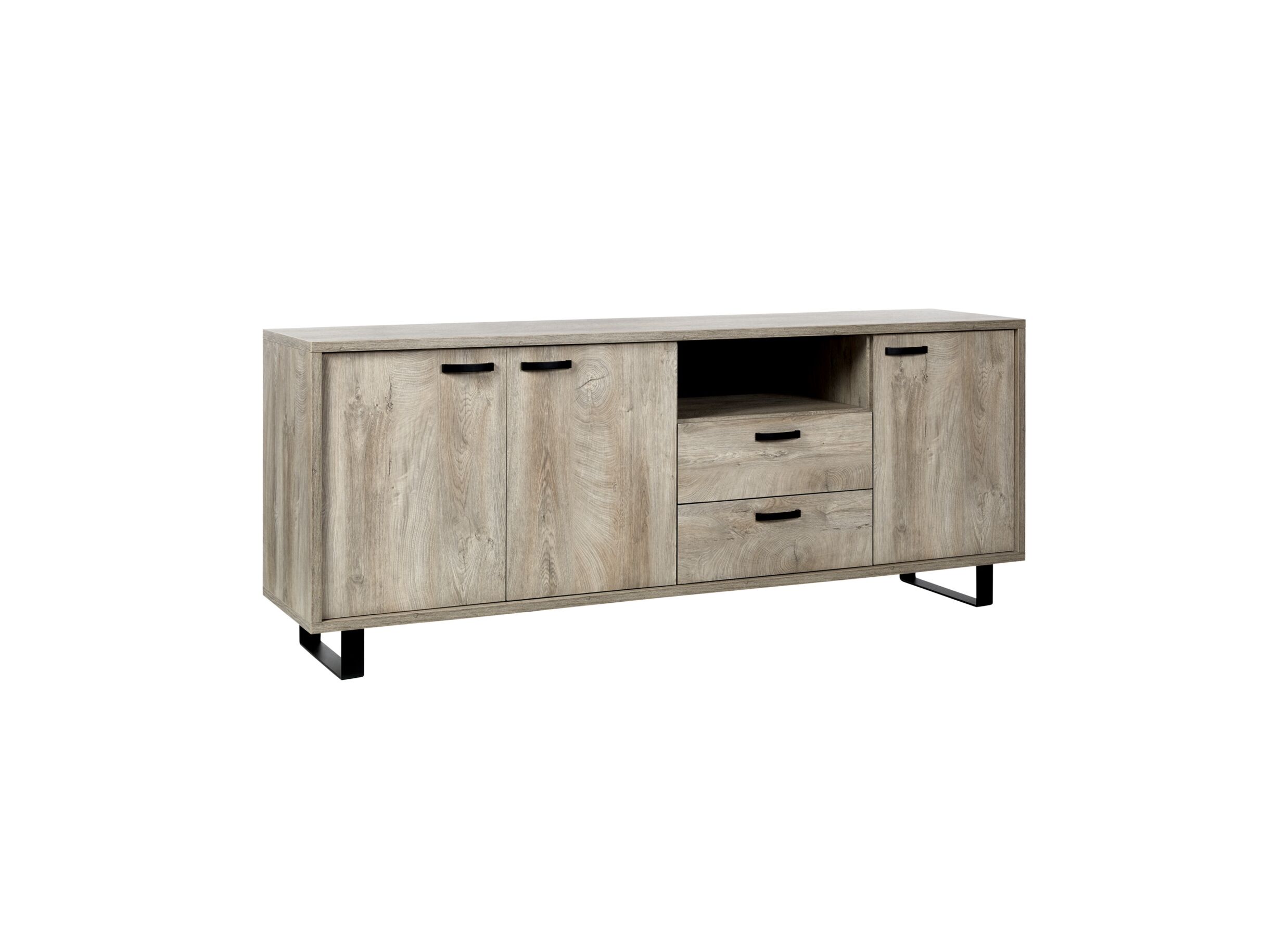 Dressoir Como 2 220cm - melamine - humus eik