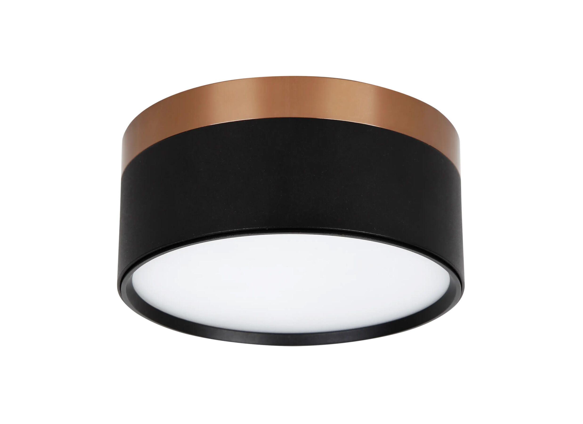 Opbouwspot 24W Ø15 - Opbouwspot 24W Ø15,8cm - aluminium - zwart & brons