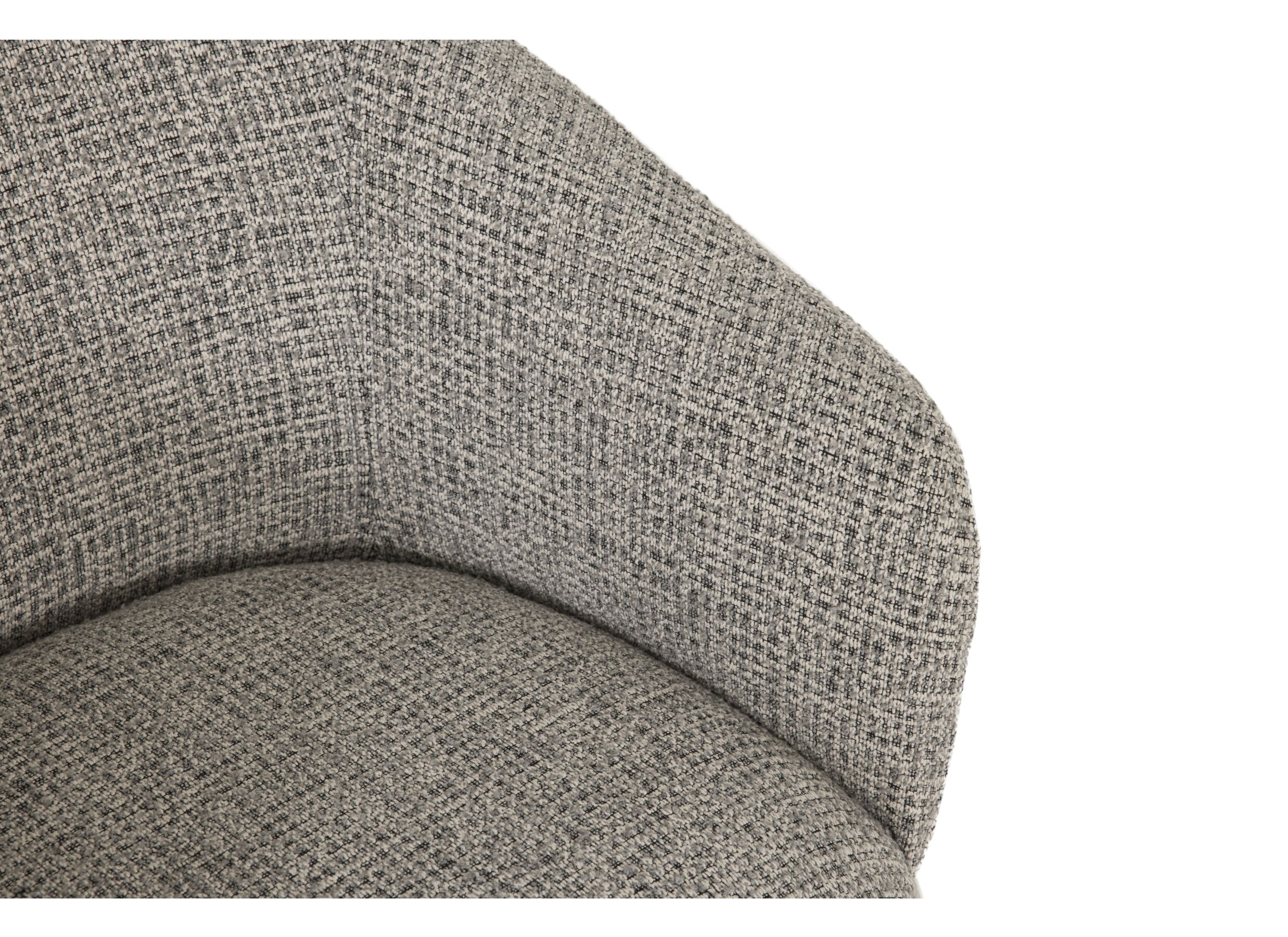 Stoel Foy 60x62x79cm - stof - grijs