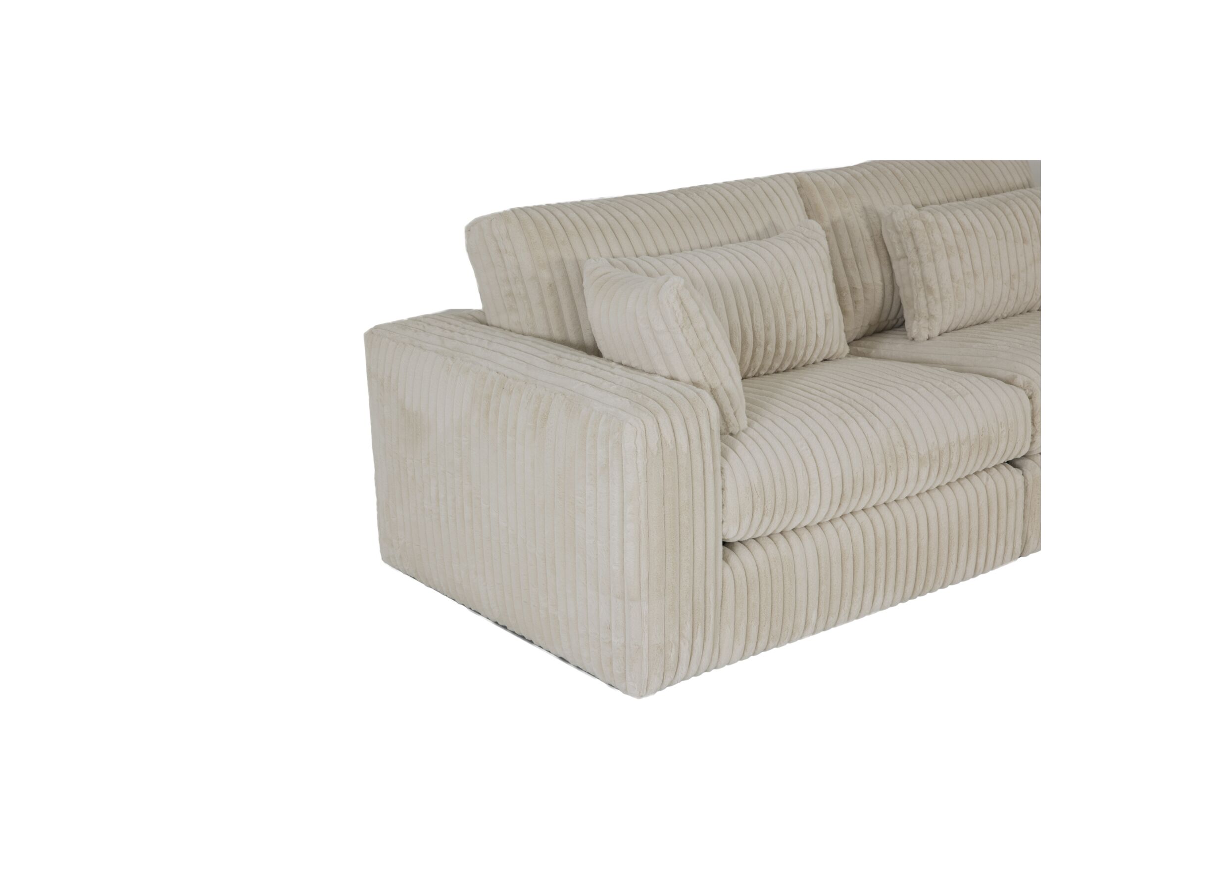Detailfoto - Zetel Monize 2-zit - stof - ecru