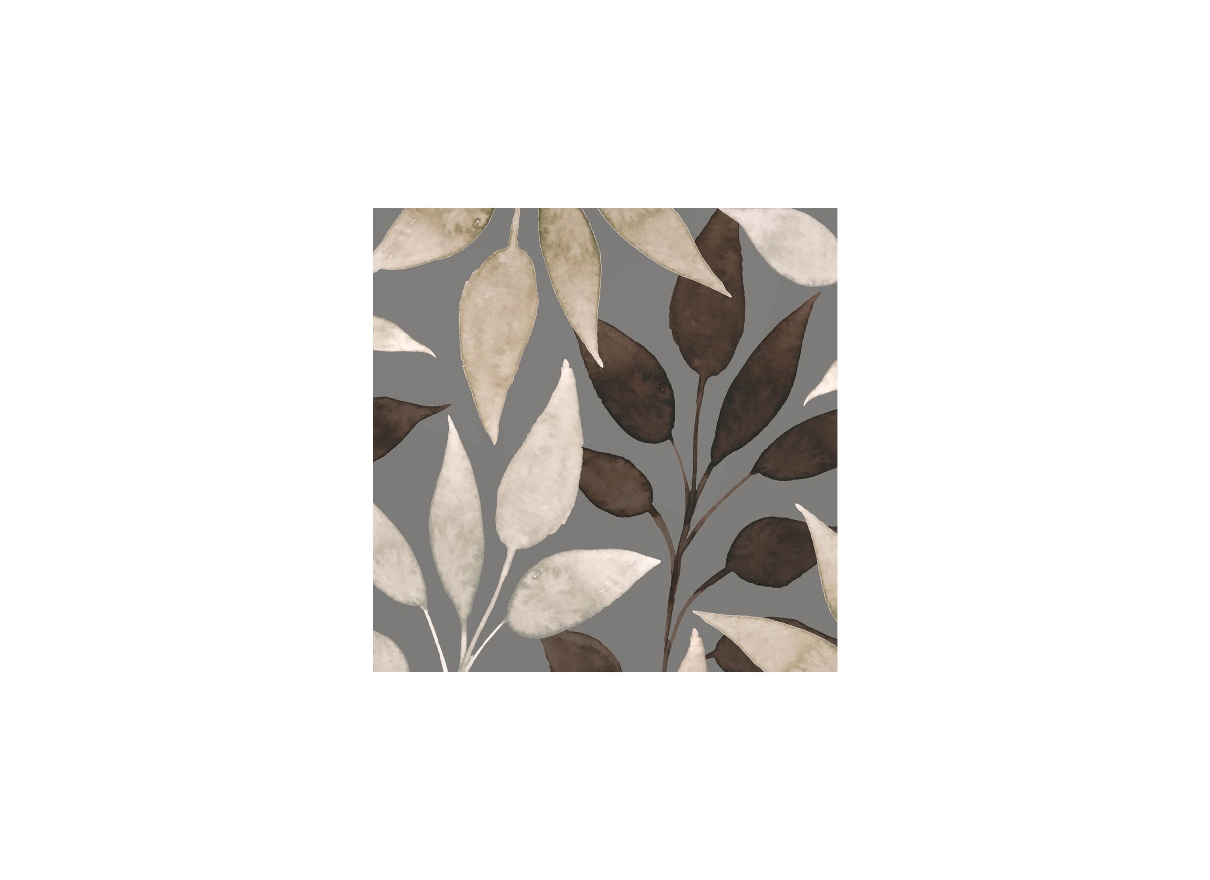 Serviette Scandic Leaves 25x25cm multicolore 20 pièces - Serviette Scandic Leaves 25x25cm - papier - multicolore 20 pièces