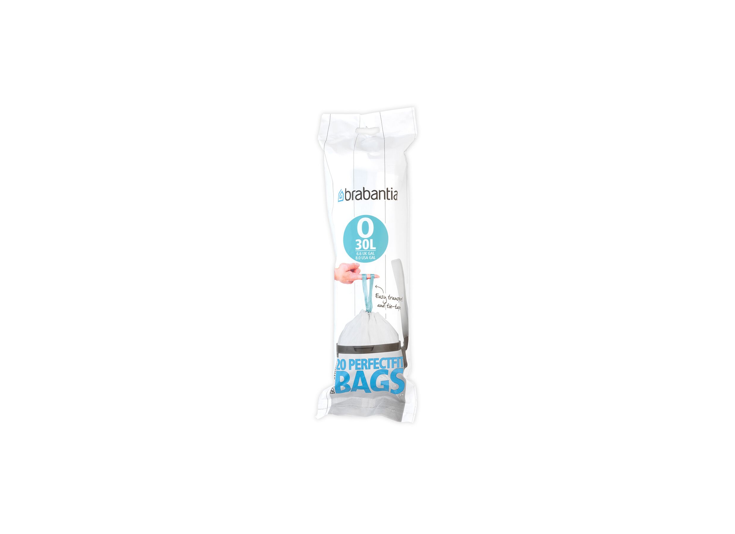 Plus Important - Sac poubelle Brabantia 30L Taille 0 20 pièces