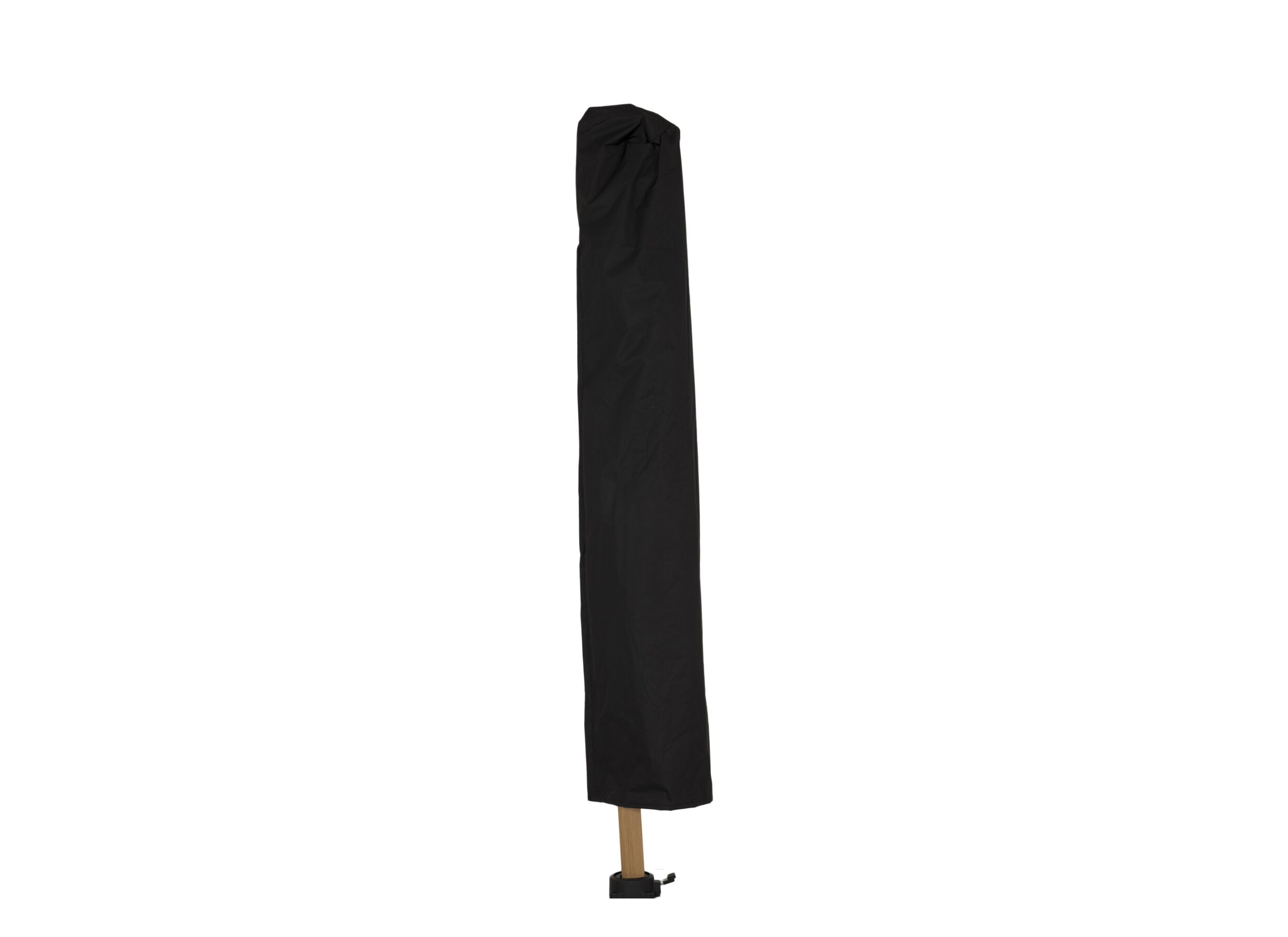 Parasol déporté Aura 250x250xm taupe avec couverture