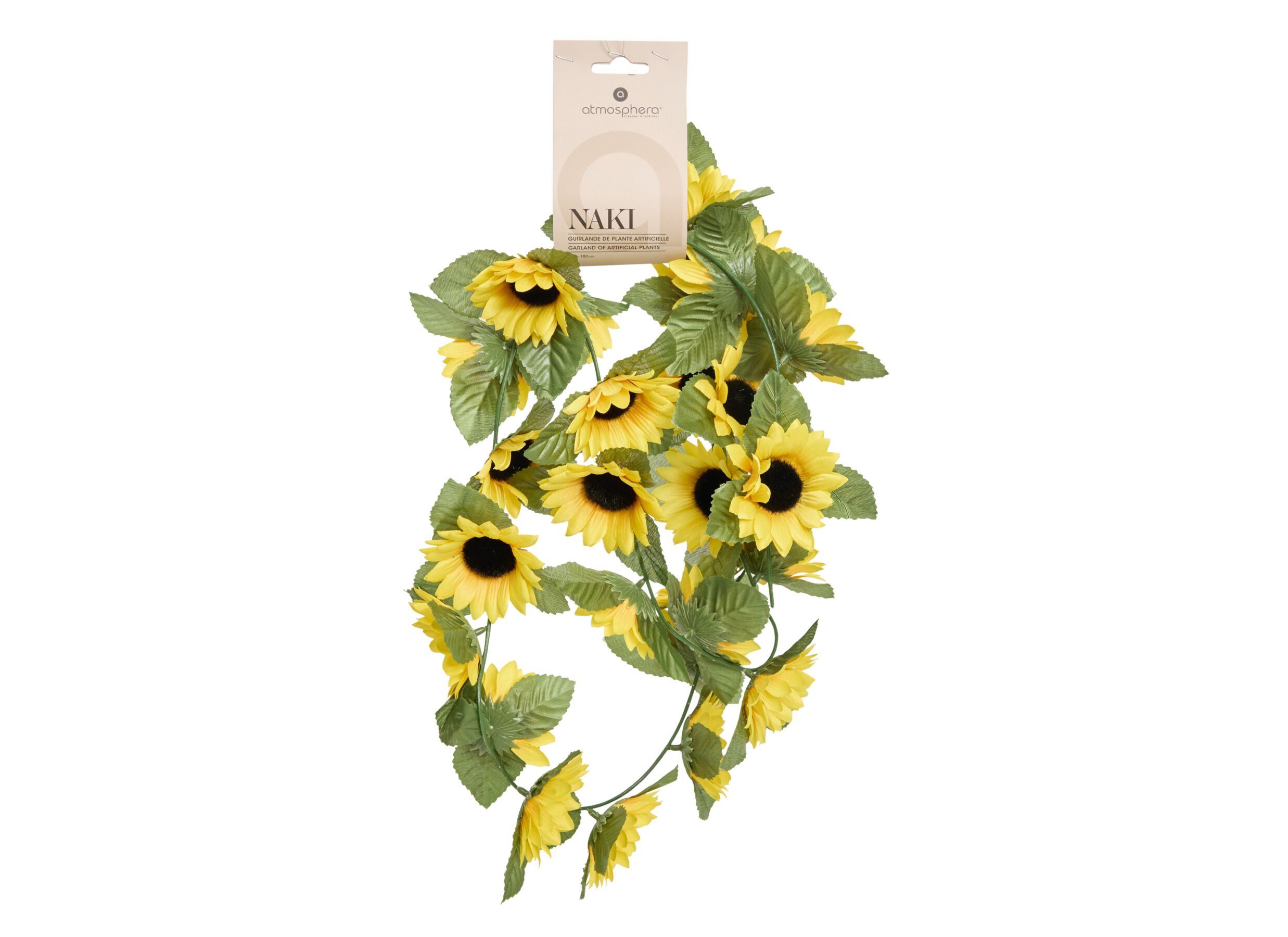 Kunstbloem Naki Slinger 230cm - kunststof - Fleur artificielle Naki Guirlande 230cm - plastique