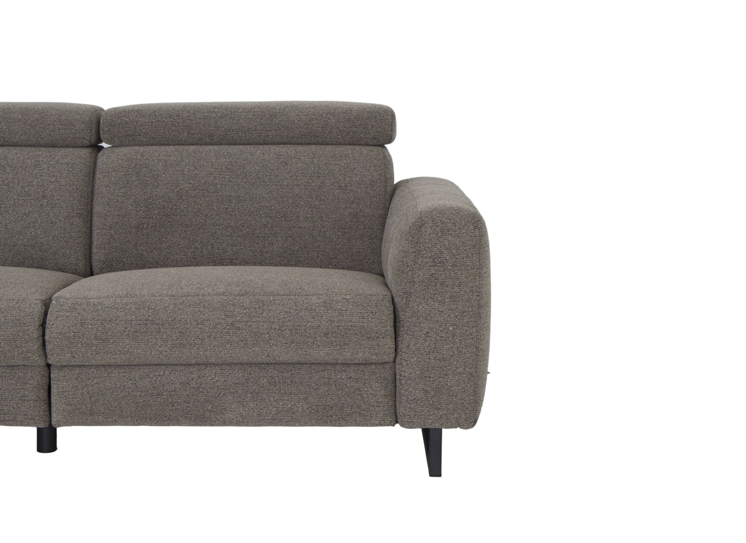 Hoeksalon Vaucluse 314x160cm - stof - bruin taupe