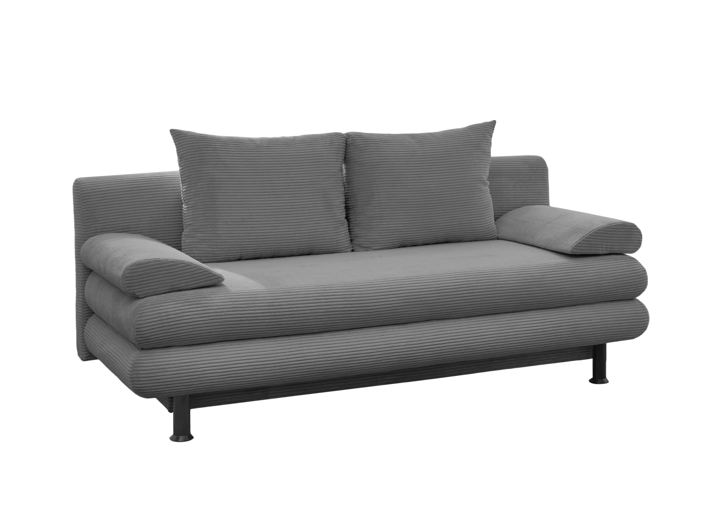 Zetelbed SO240 Bern 2 persoons - stof - donkergrijs - Zetelbed SO240 Bern 2 persoons - stof - donkergrijs