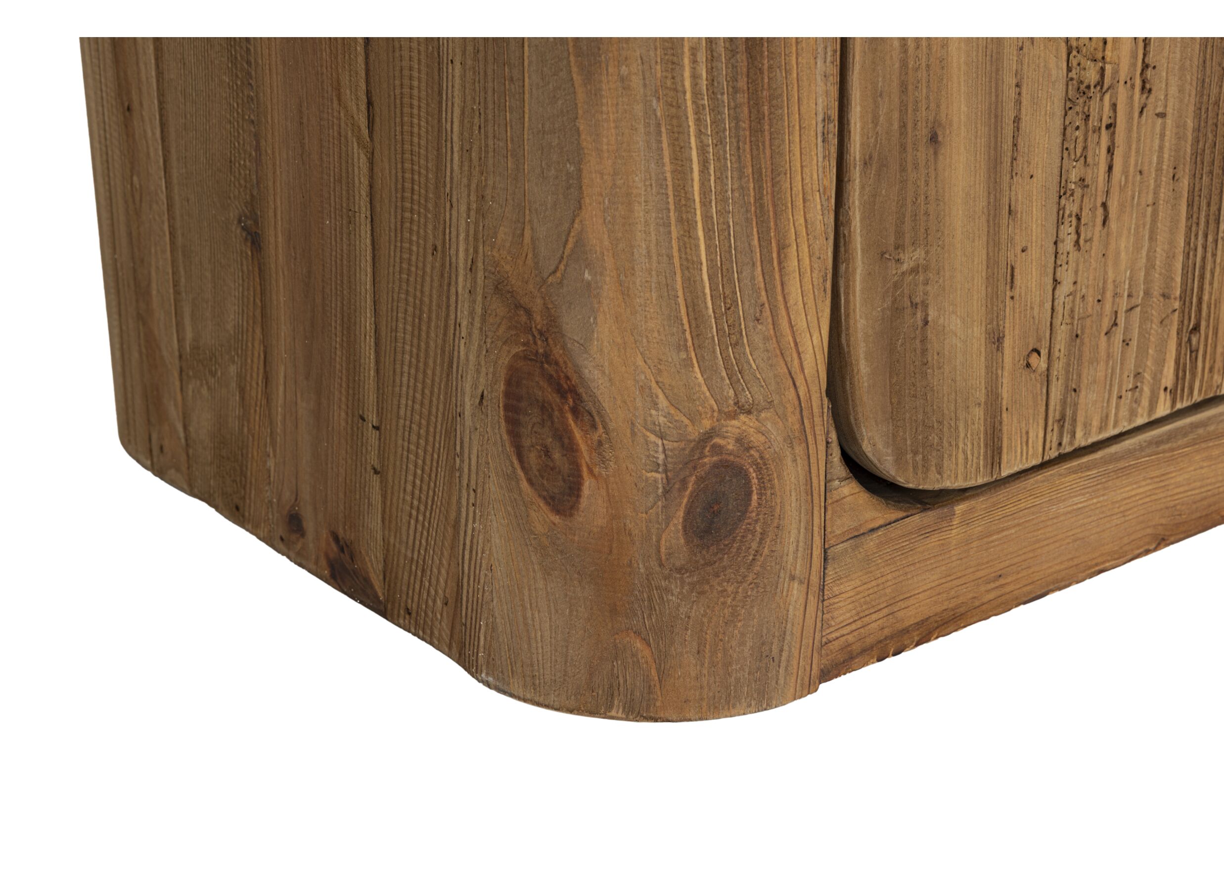 Detail - Buffet Cattaneo 210cm - bois de pin recyclé - naturel