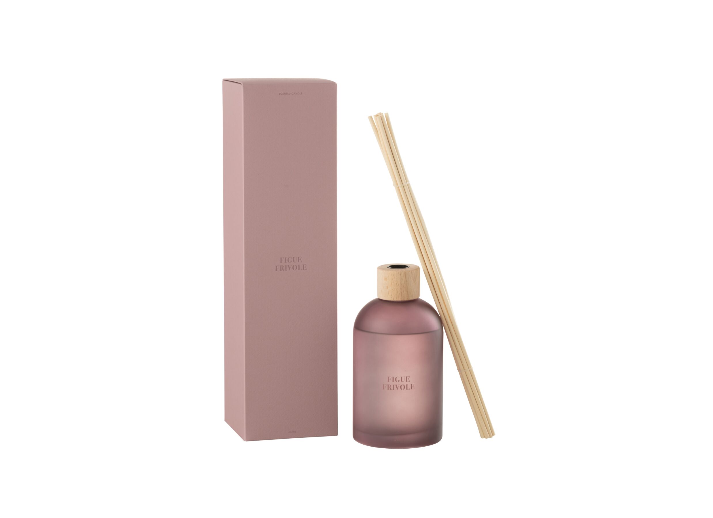 Aperçu - Bâtonnets parfumés Figue Frivole 550ml - verre - rose