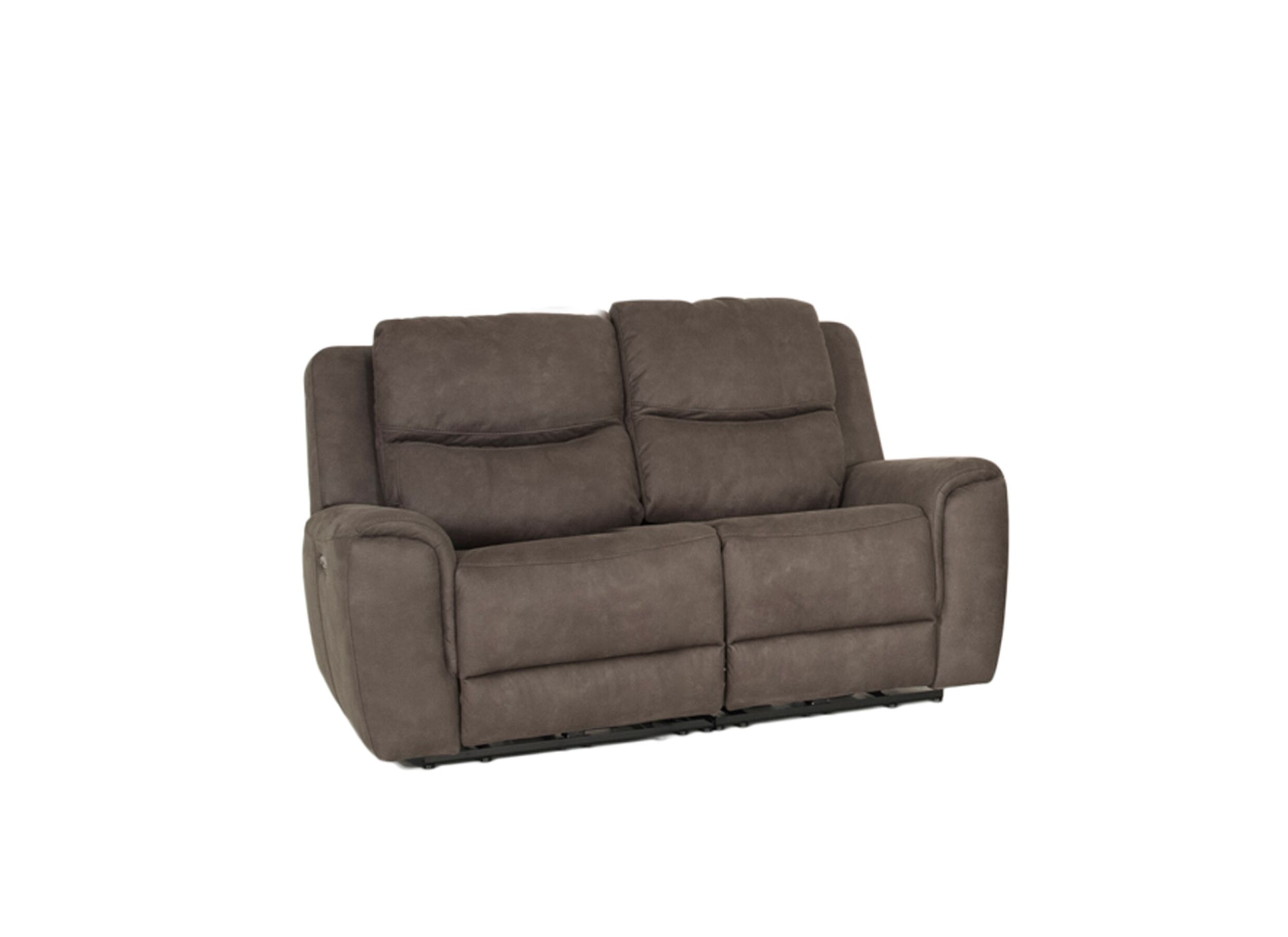 Hoofdfoto - Zetel Cluny 2-zit - stof - bruingrijs met relax