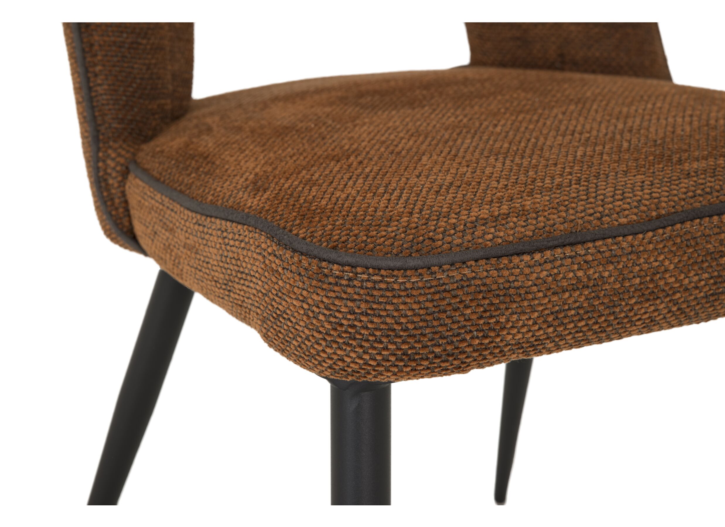 Chaise 50x50x90cm - tissu - cuivre