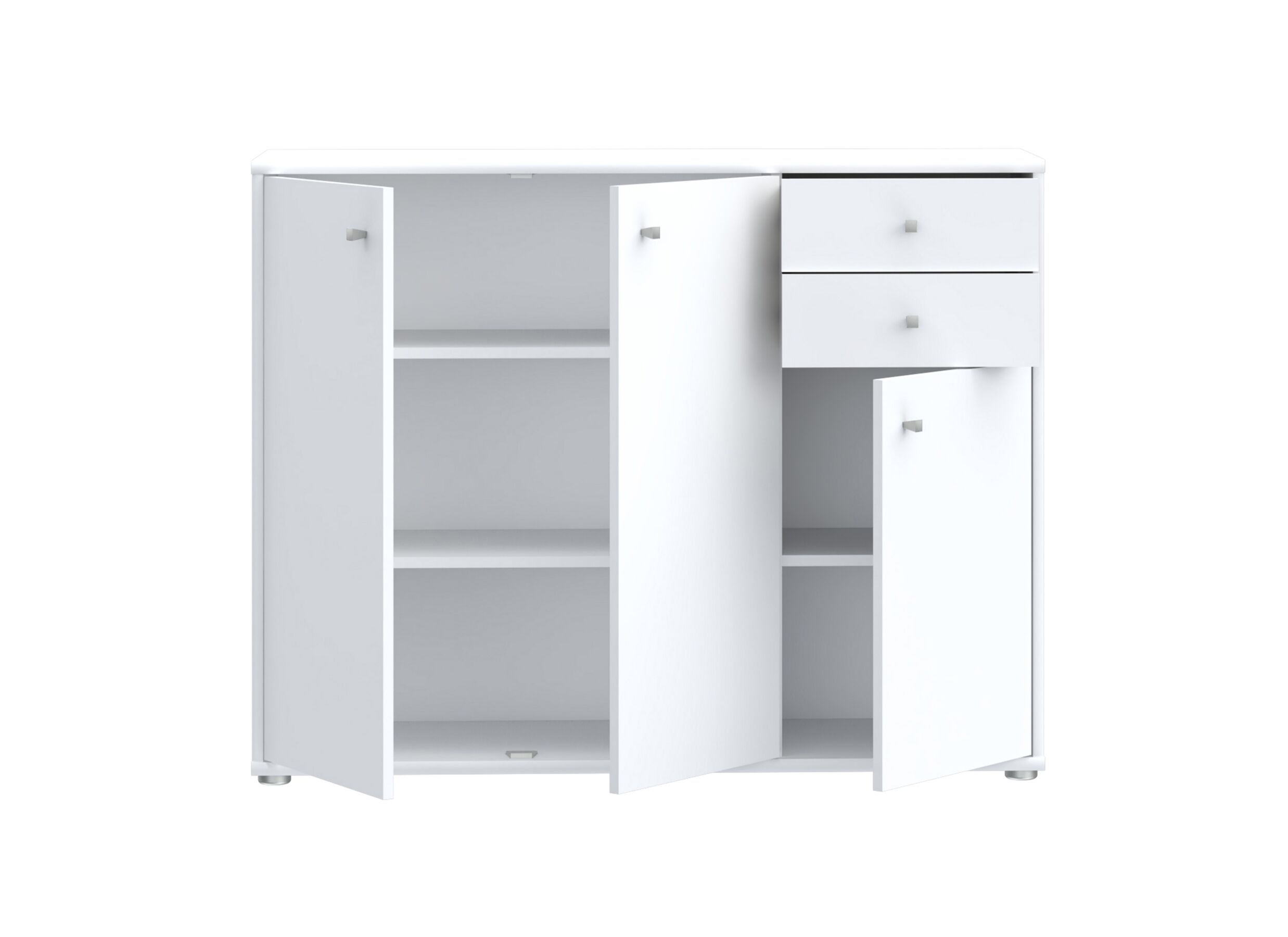 Disposition - Commode Topic 109x35x86cm - décor - blanc