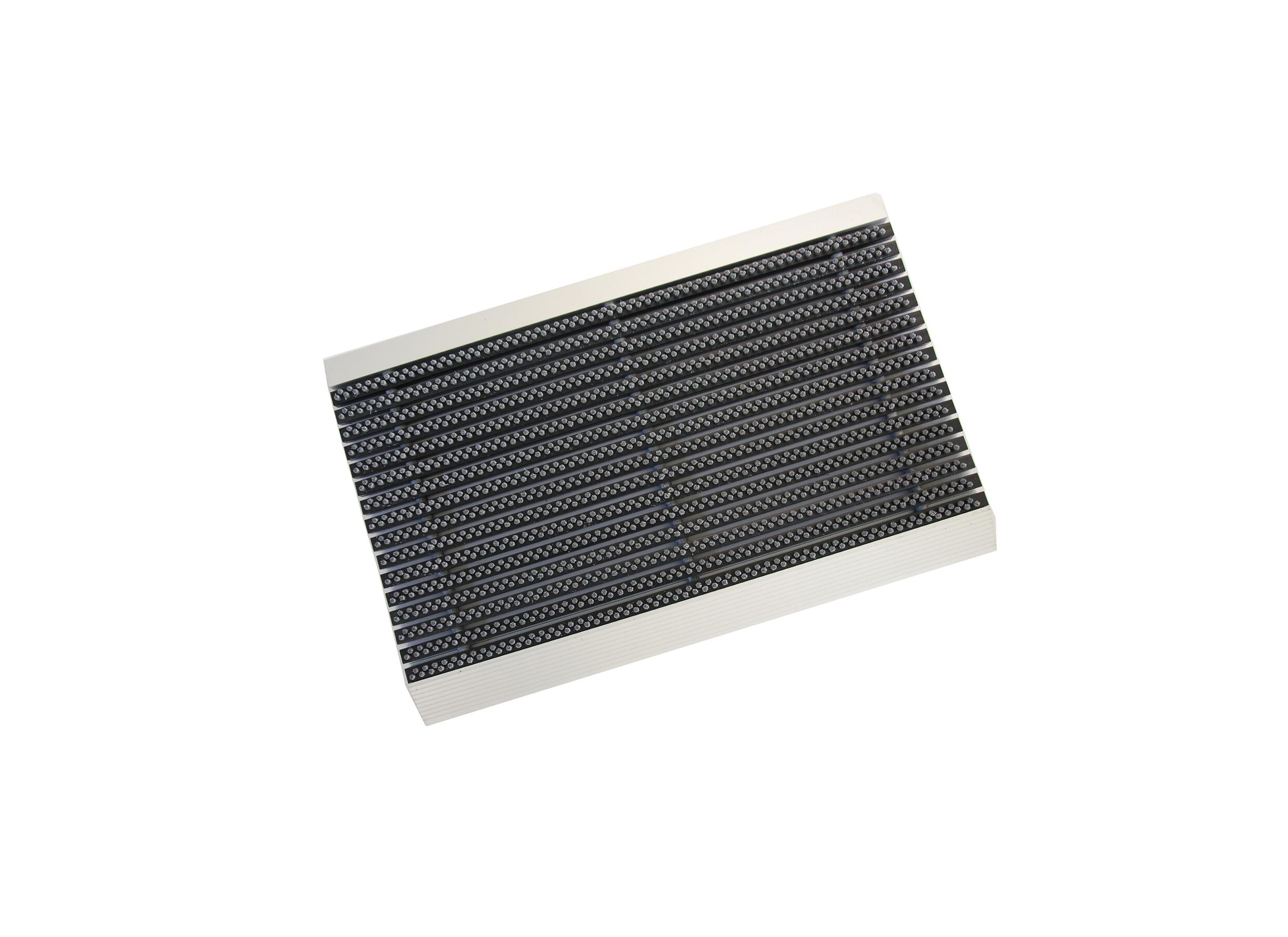 Deurmat Outdoor 60x37,5cm aluminium grijs